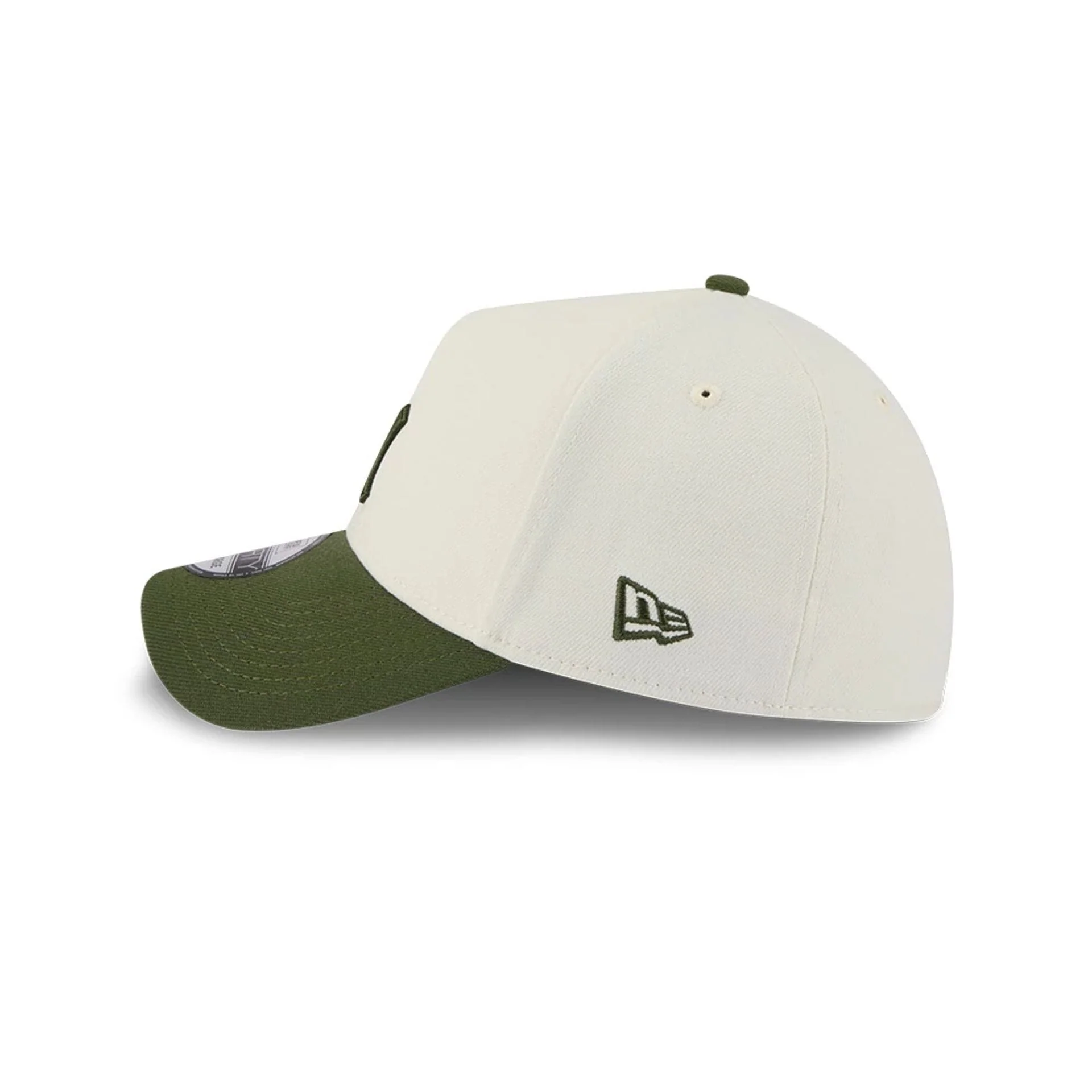 New York Yankees MLB Chrome Dark Green 39THIRTY A-Frame Stretch Fit Cap - Image 6