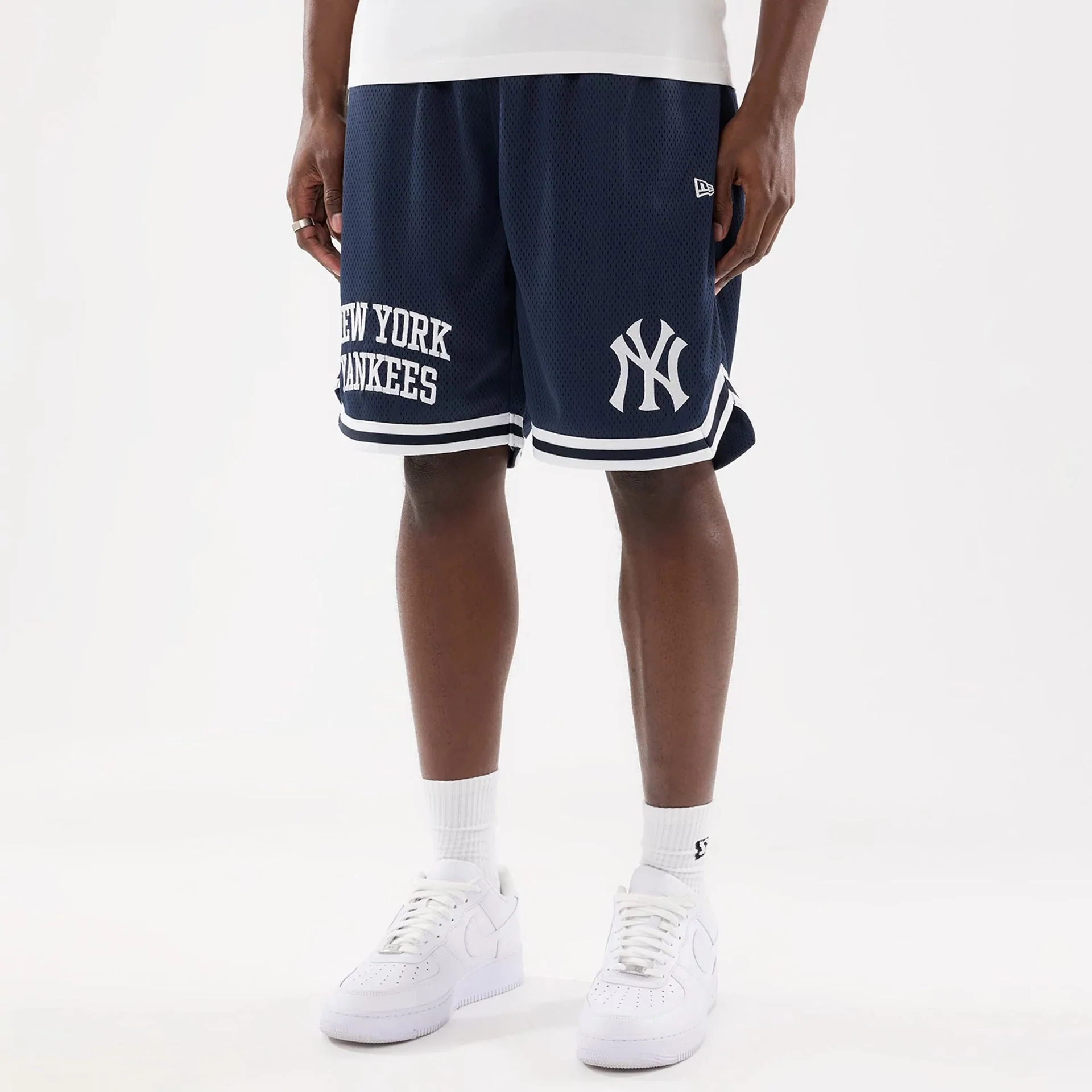 New York Yankees MLB Comfort Navy Oversized Shorts