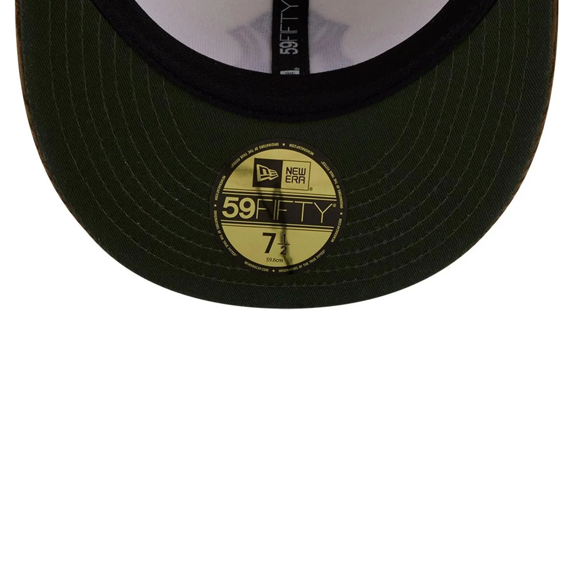 New York Yankees MLB Cord Visor White 59FIFTY Fitted Cap - Image 2