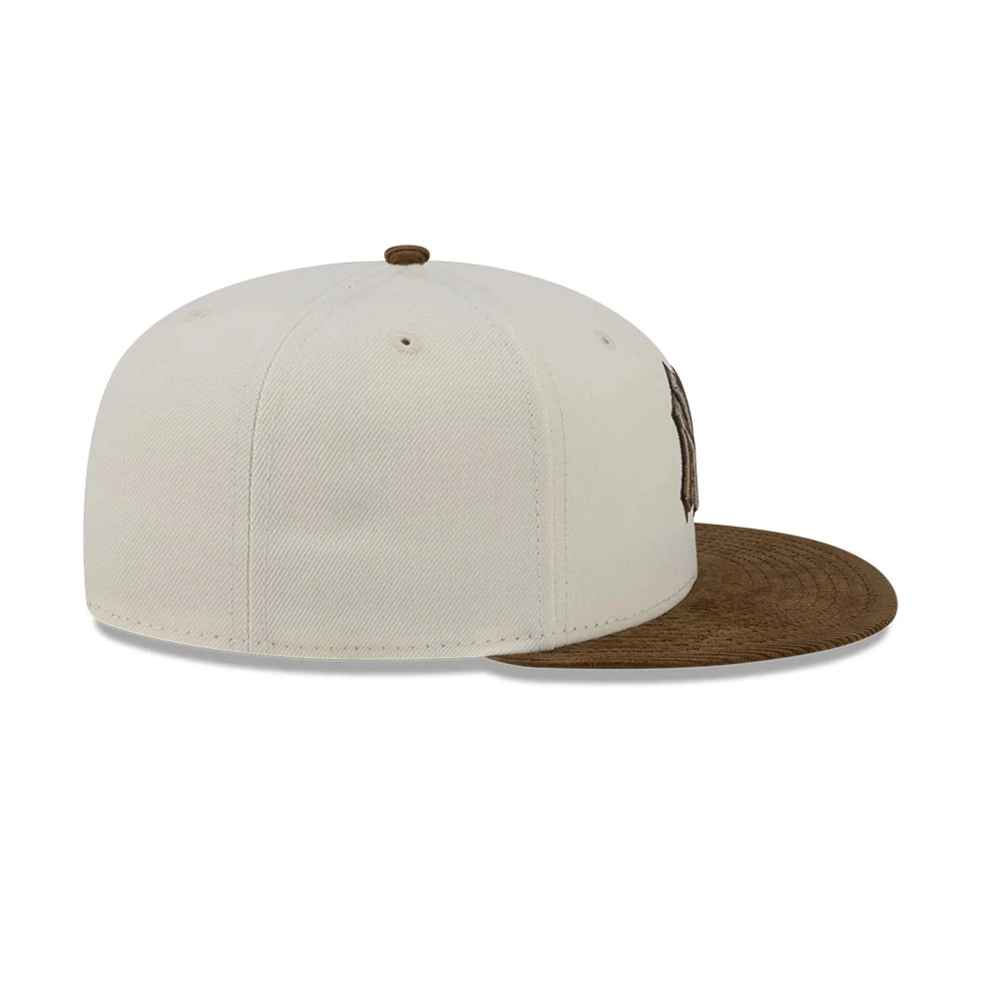 New York Yankees MLB Cord Visor White 59FIFTY Fitted Cap - Image 6