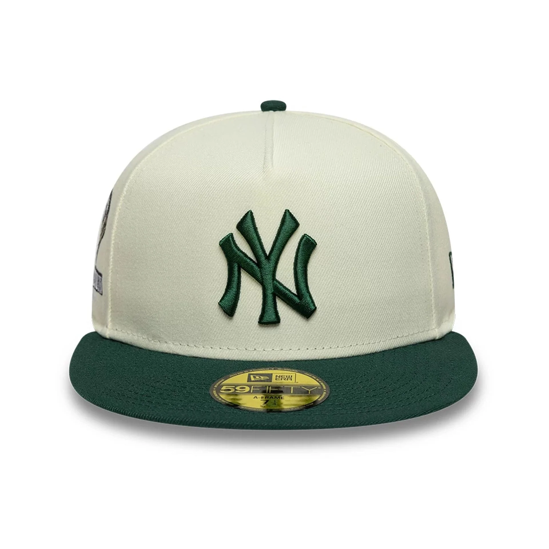 New York Yankees MLB Cream 59FIFTY A-Frame Fitted Cap - Image 3