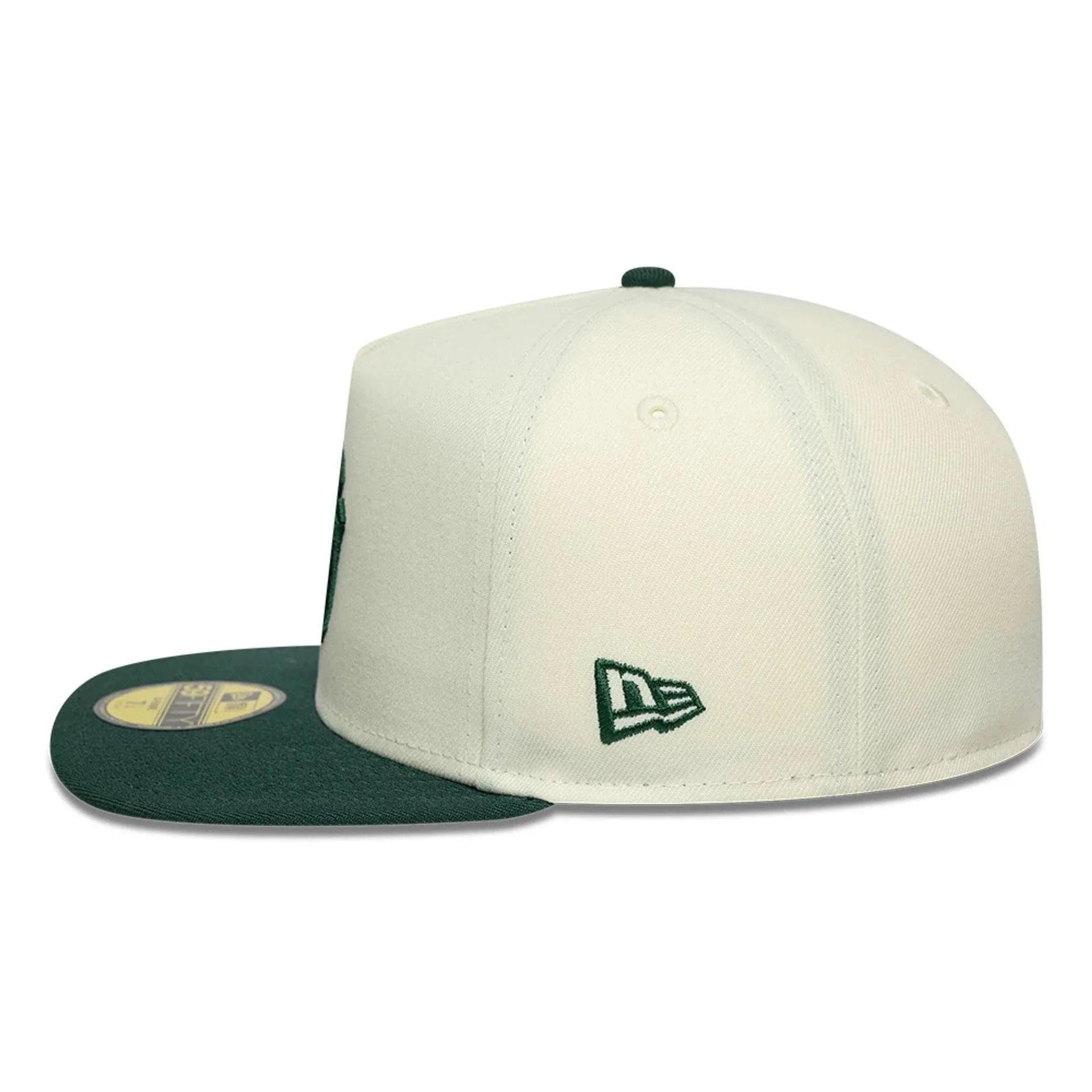 New York Yankees MLB Cream 59FIFTY A-Frame Fitted Cap - Image 6