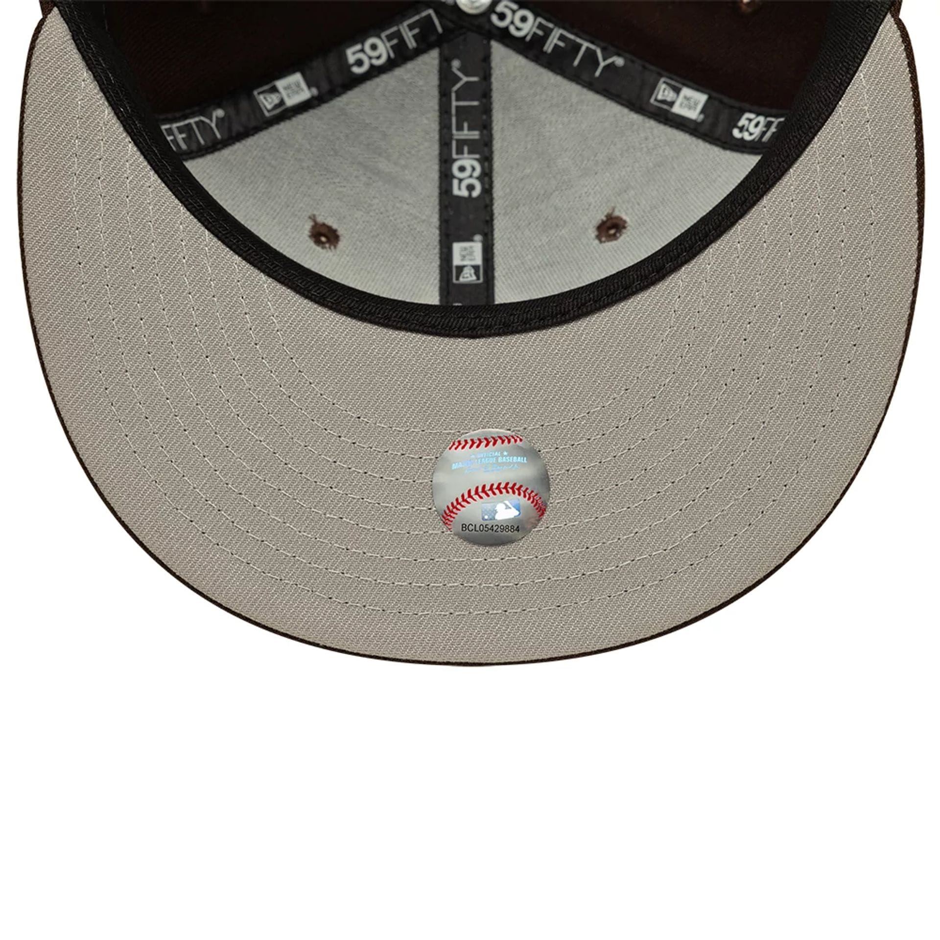 New York Yankees MLB Dark Brown 59FIFTY Fitted Cap - Image 2
