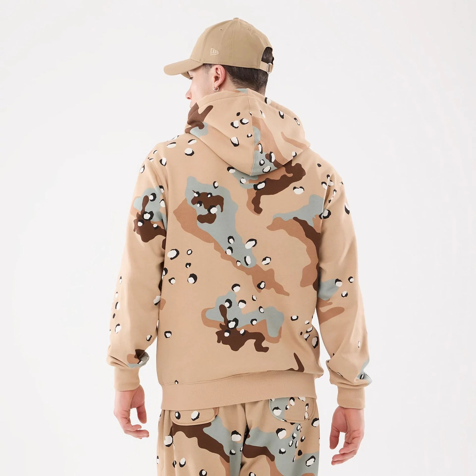 New York Yankees MLB Desert Camo 2 Way Full Zip Hoodie - Image 2