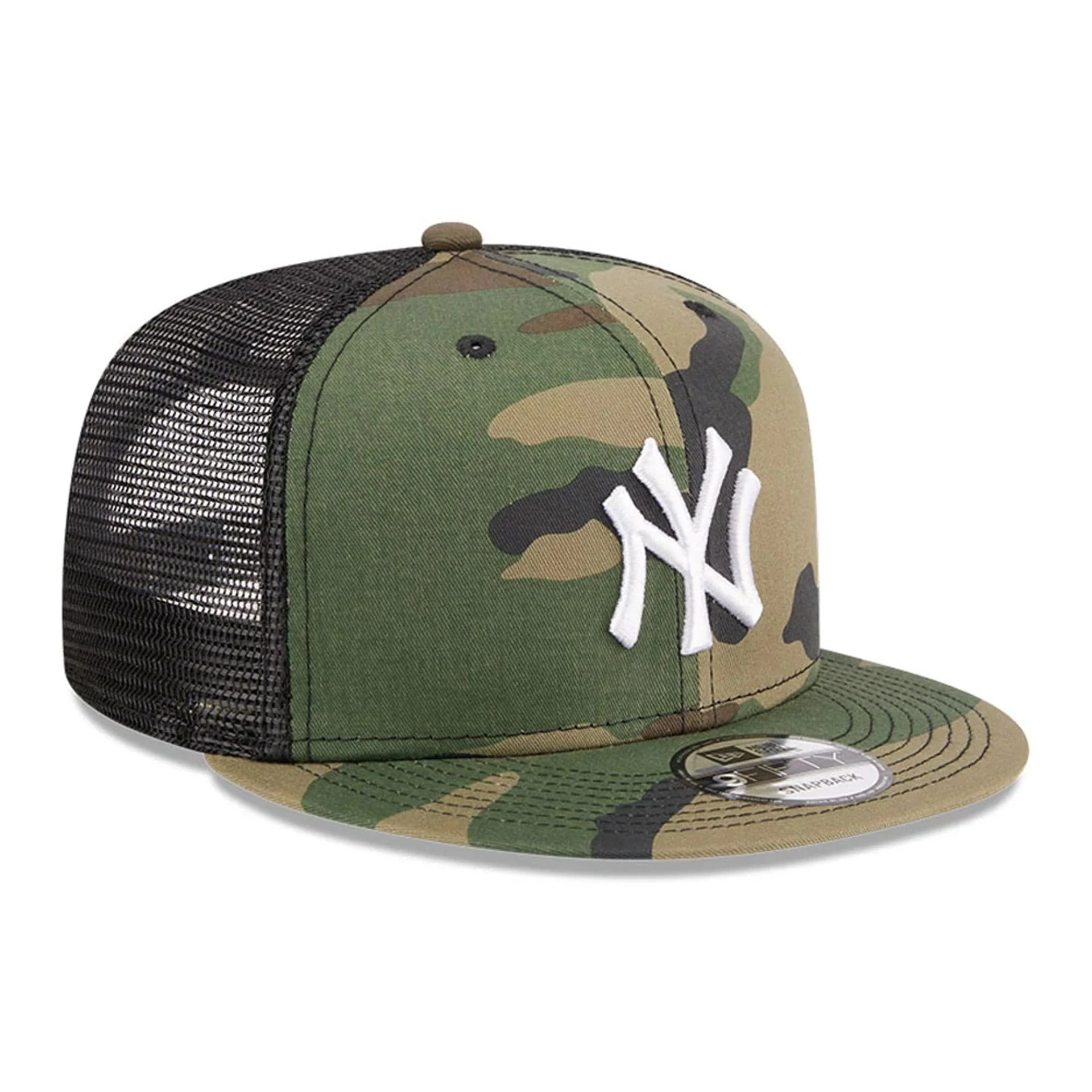 New York Yankees MLB Evergreen Camo 9FIFTY Trucker Adjustable Cap - Image 4