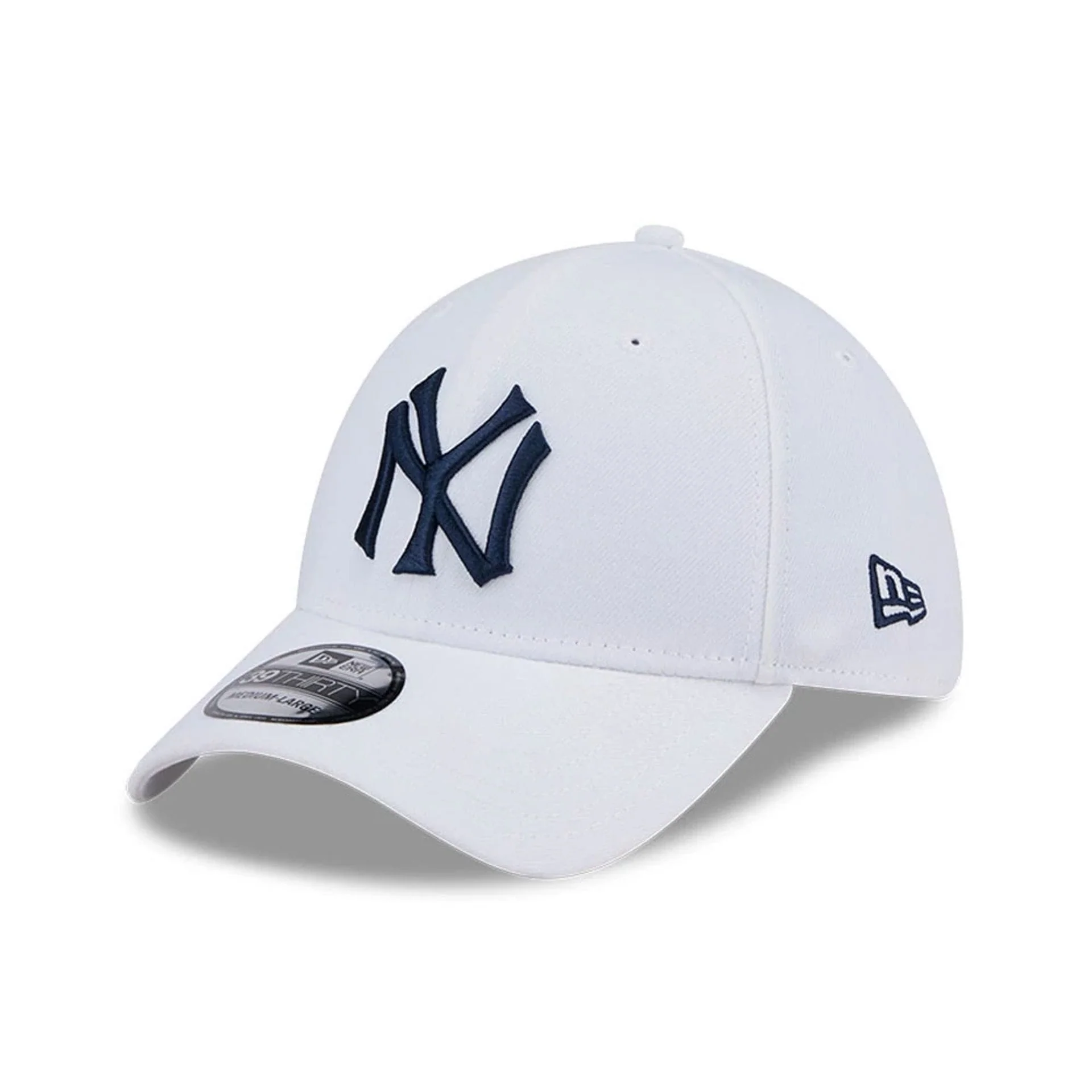 New York Yankees MLB Evergreen White 39THIRTY Stretch Fit Cap