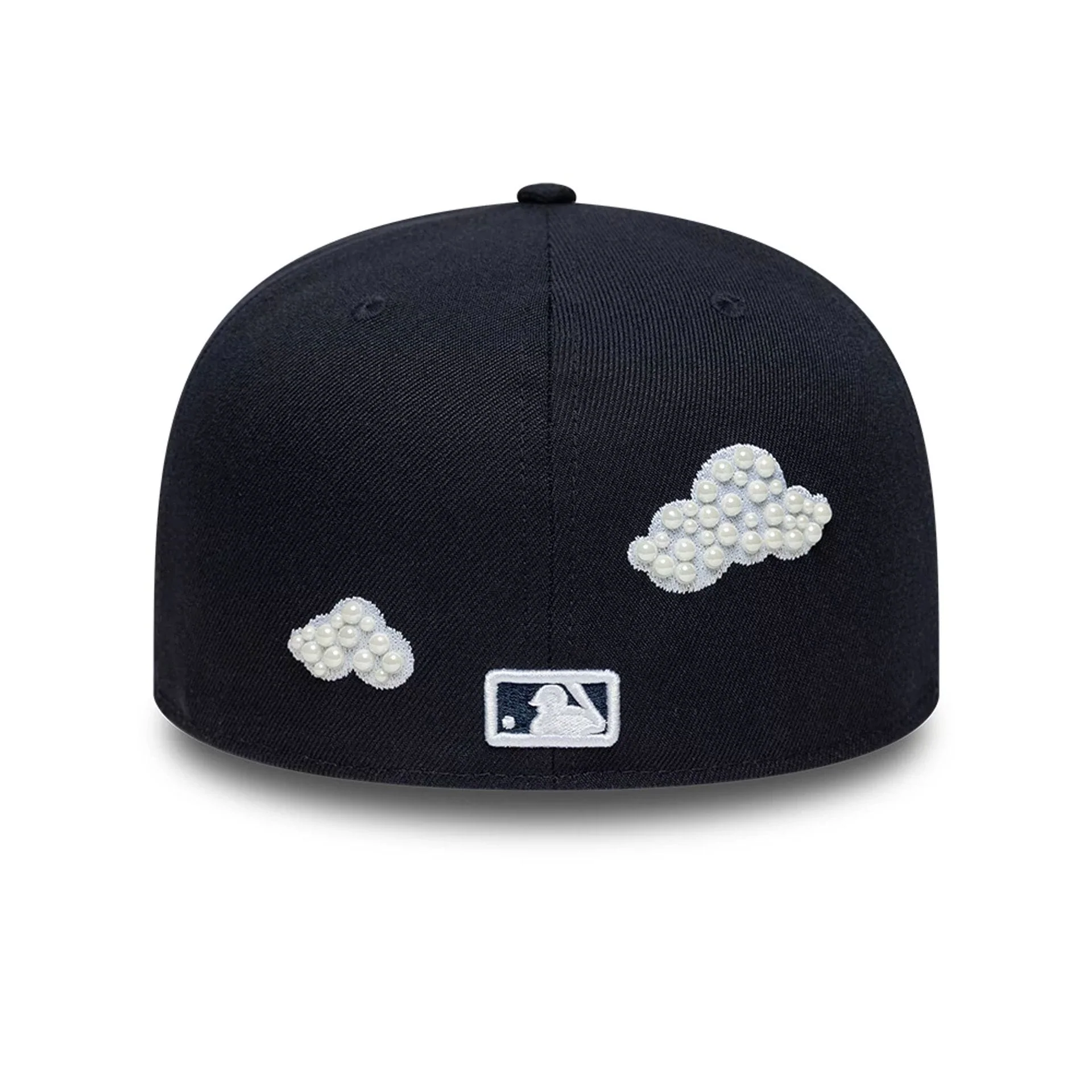 New York Yankees MLB Faux Pearl Cloud Navy 59FIFTY Fitted Cap - Image 3