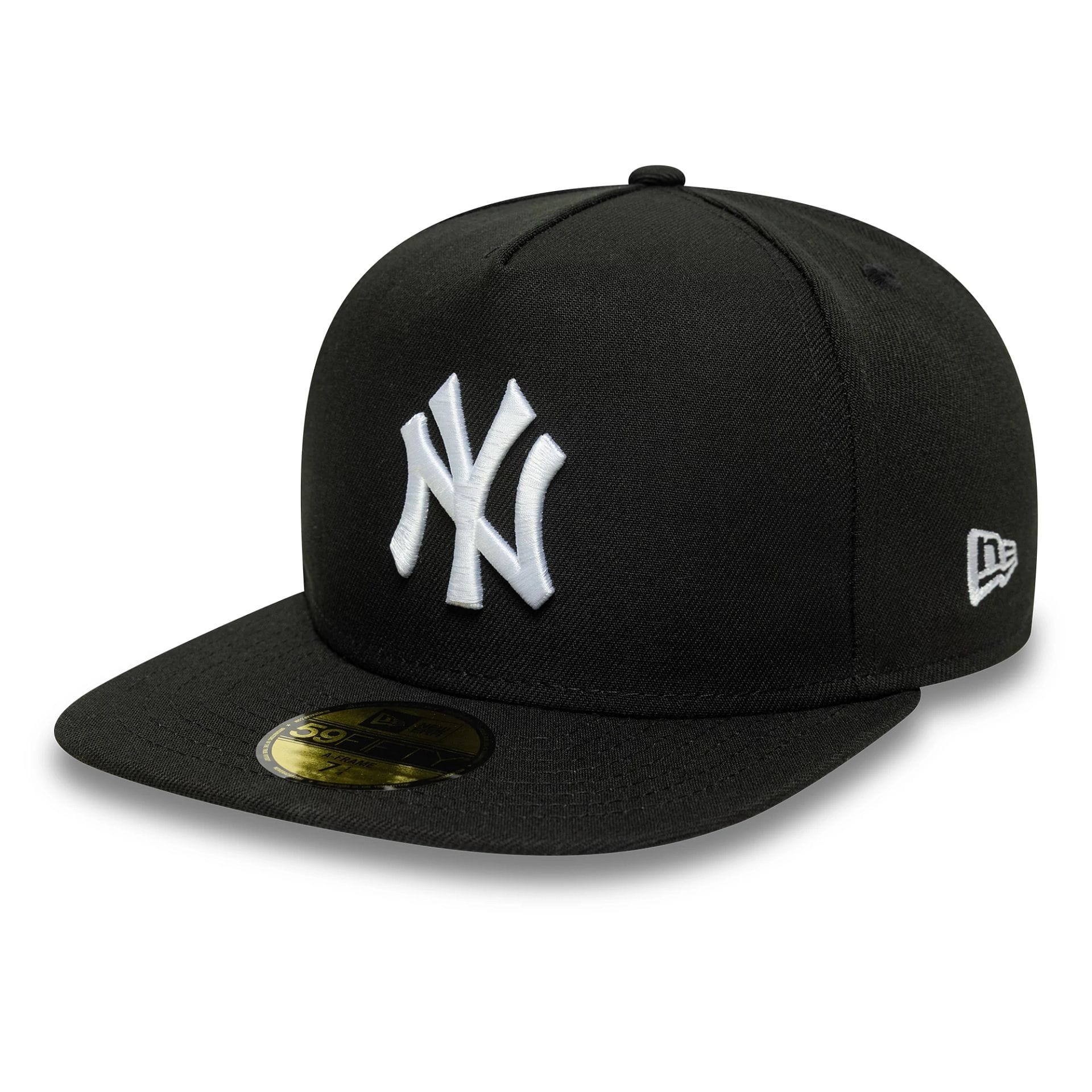 New York Yankees MLB Flat Black 59FIFTY A-Frame Fitted Cap