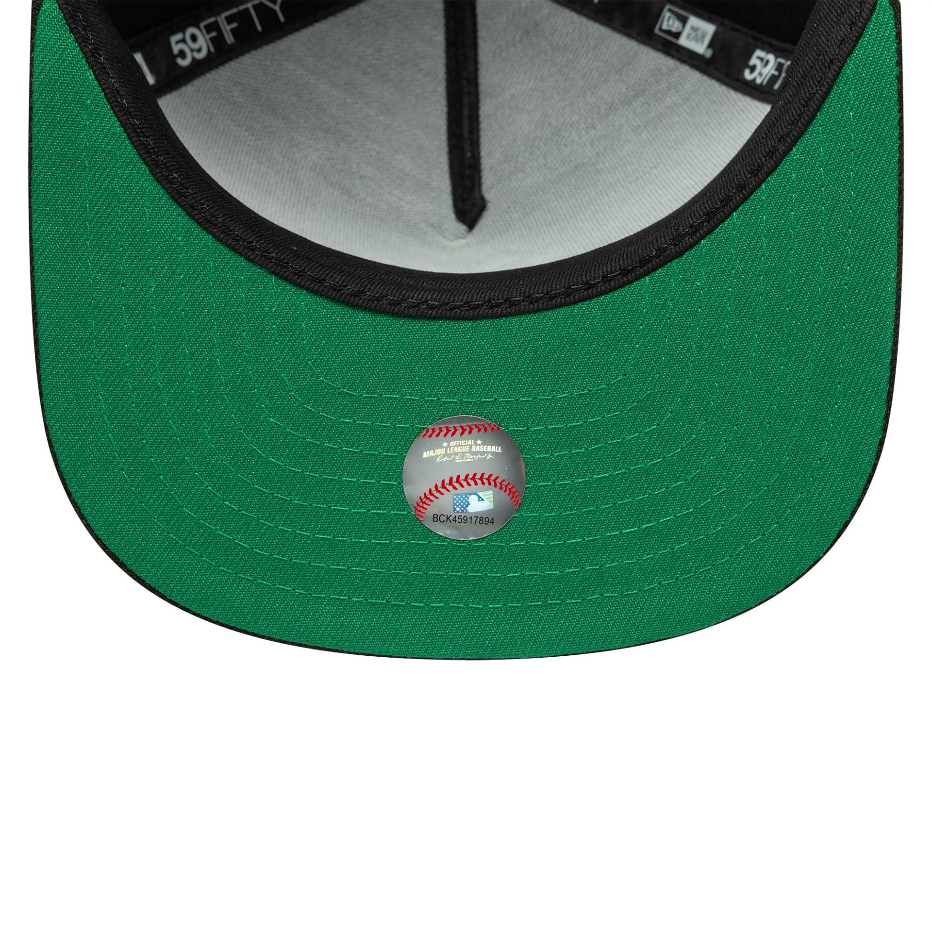 New York Yankees MLB Flat Black 59FIFTY A-Frame Fitted Cap - Image 2