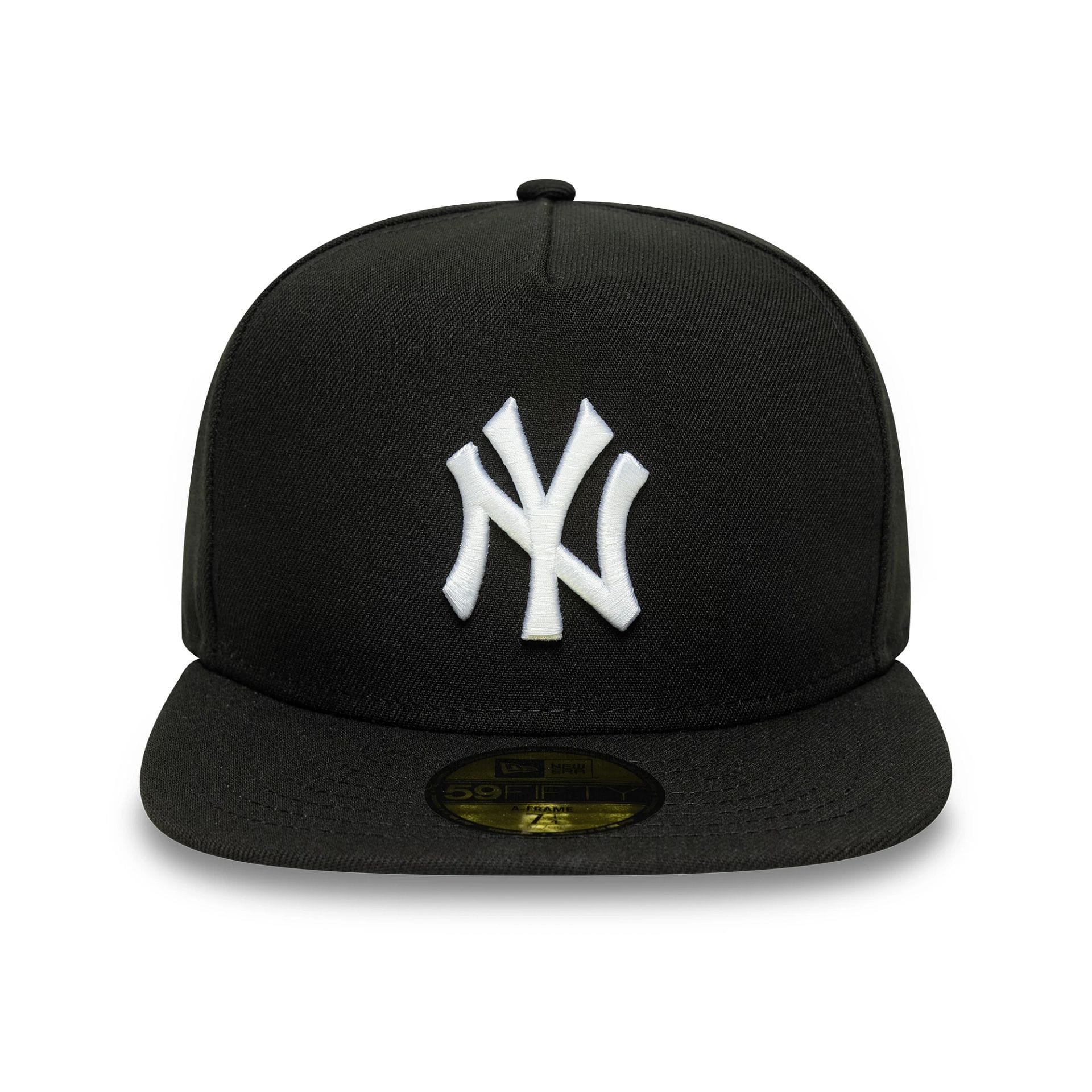 New York Yankees MLB Flat Black 59FIFTY A-Frame Fitted Cap - Image 3