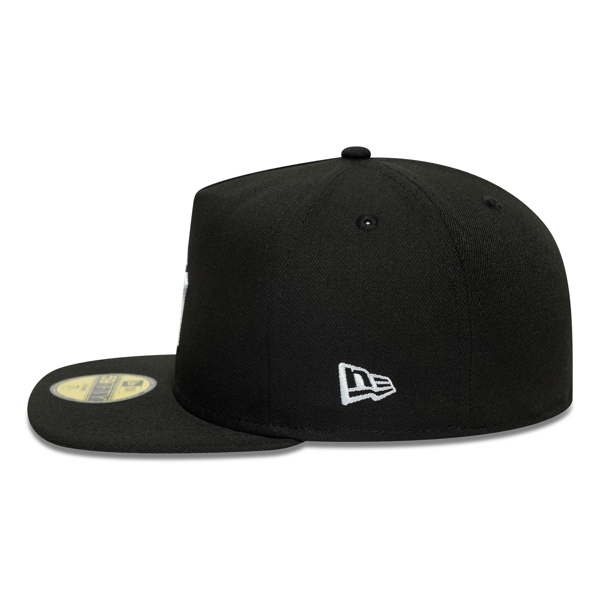 New York Yankees MLB Flat Black 59FIFTY A-Frame Fitted Cap - Image 5