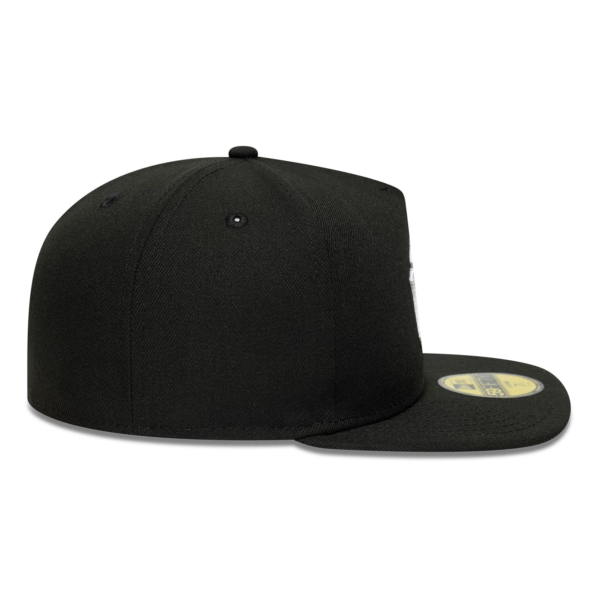 New York Yankees MLB Flat Black 59FIFTY A-Frame Fitted Cap - Image 6