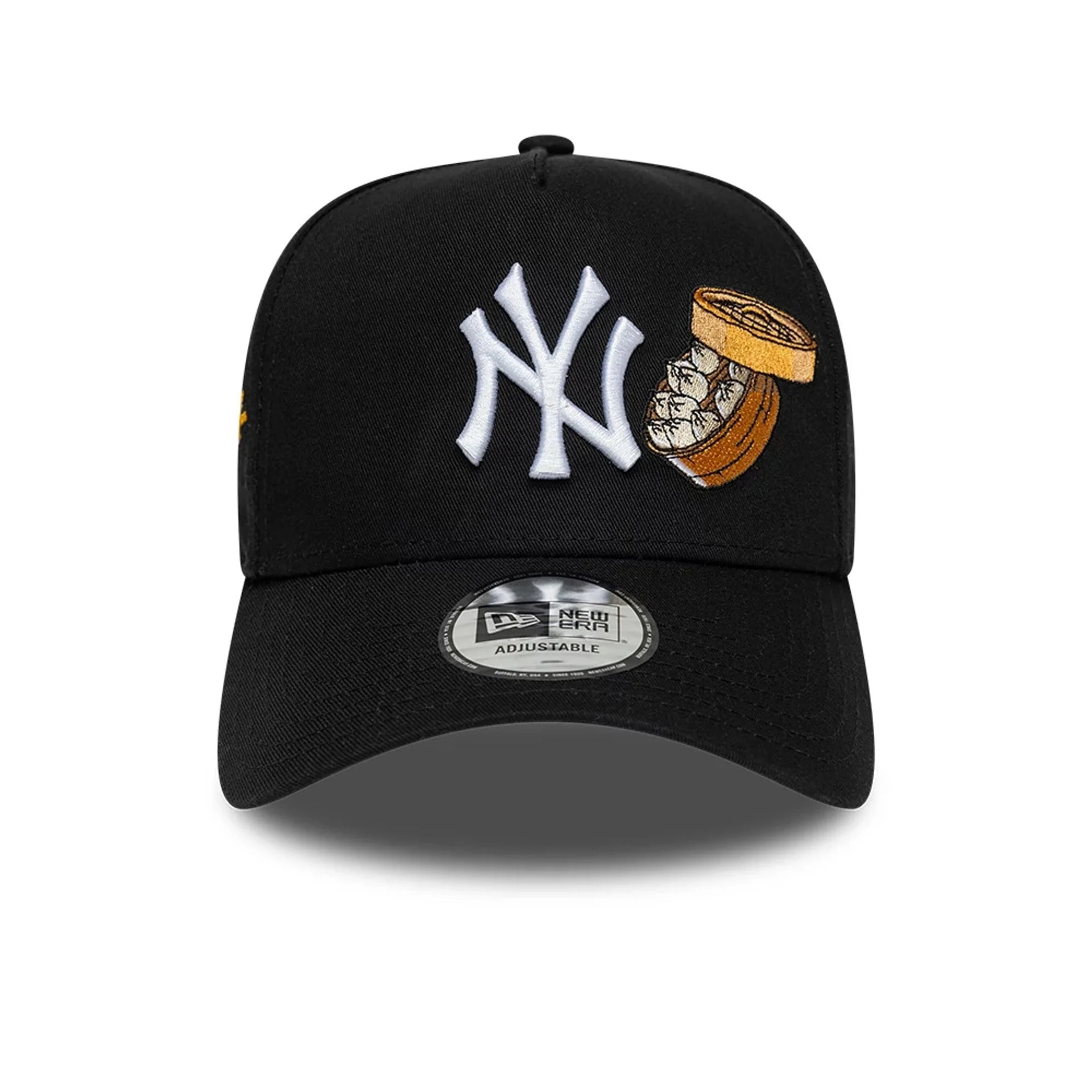 New York Yankees MLB Food Black 9FORTY A-Frame Adjustable Cap - Image 2