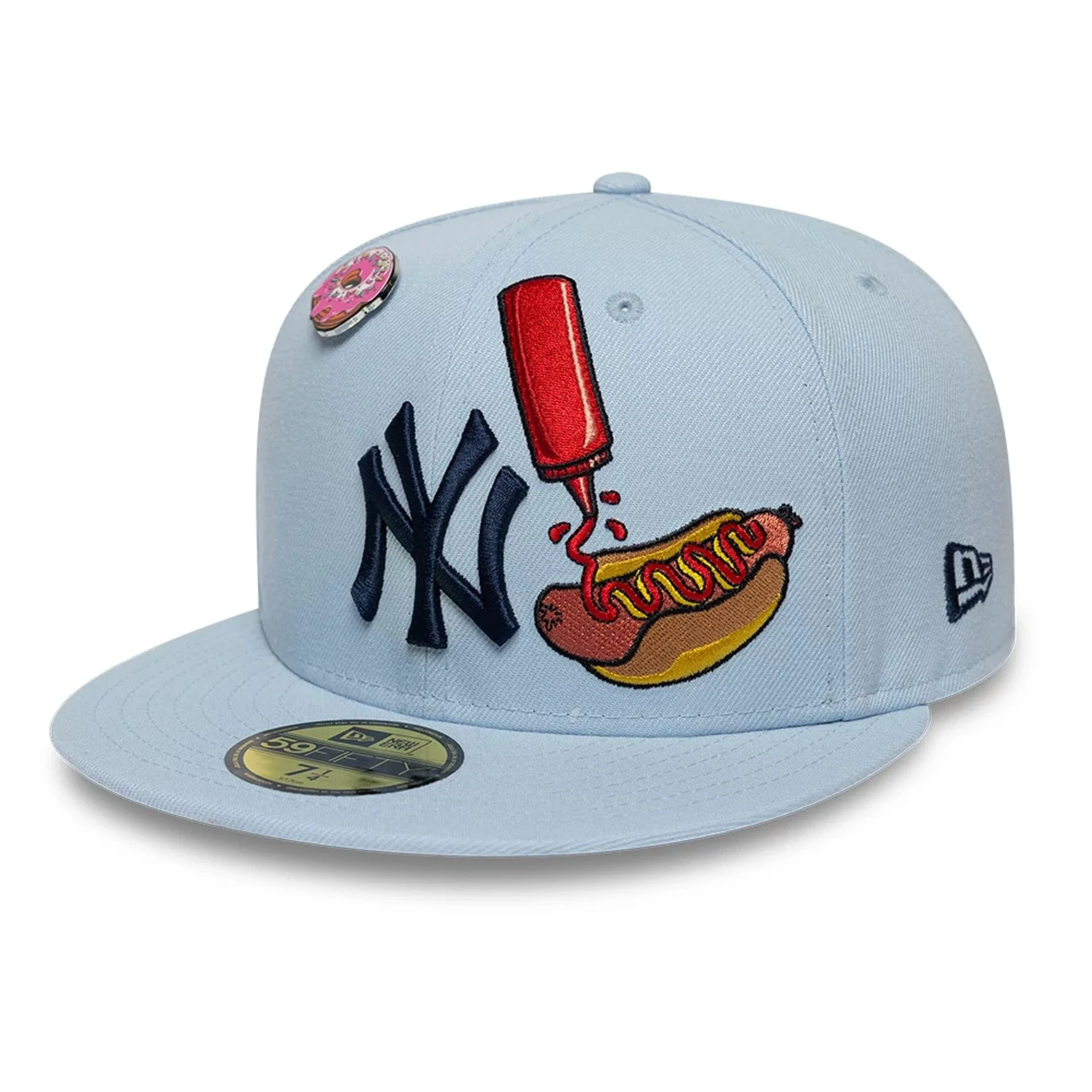 New York Yankees MLB Food Pastel Blue 59FIFTY Fitted Cap