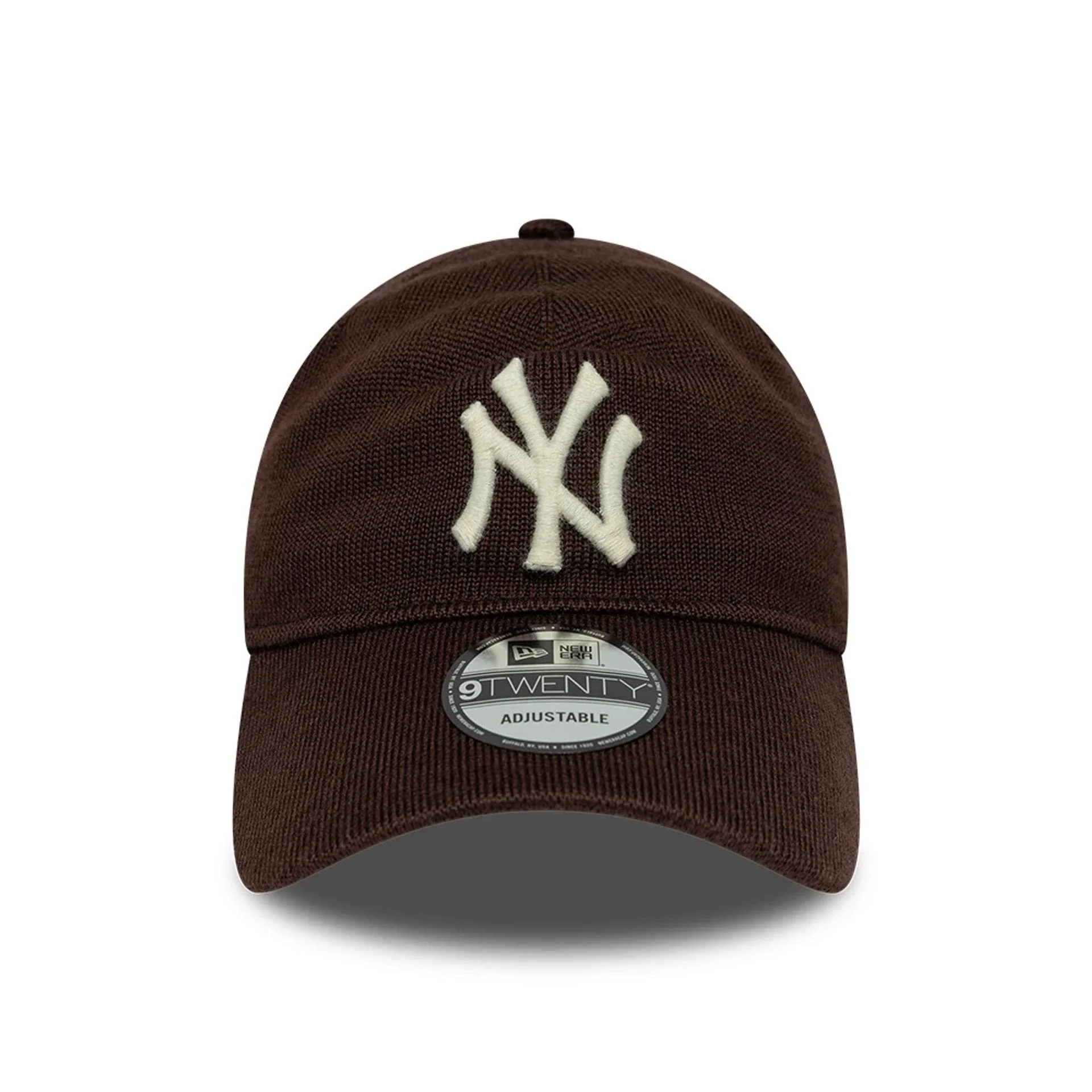 New York Yankees MLB Merino Wool Dark Brown 9TWENTY Adjustable Cap - Image 2