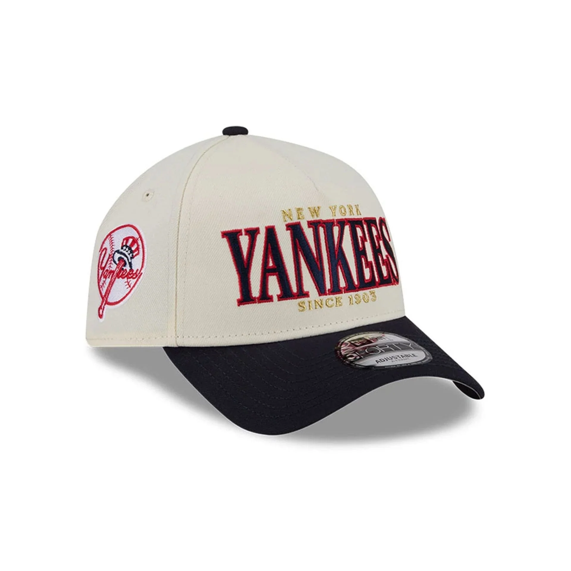 New York Yankees MLB Opening Day Cream 9FORTY A-Frame Adjustable Cap