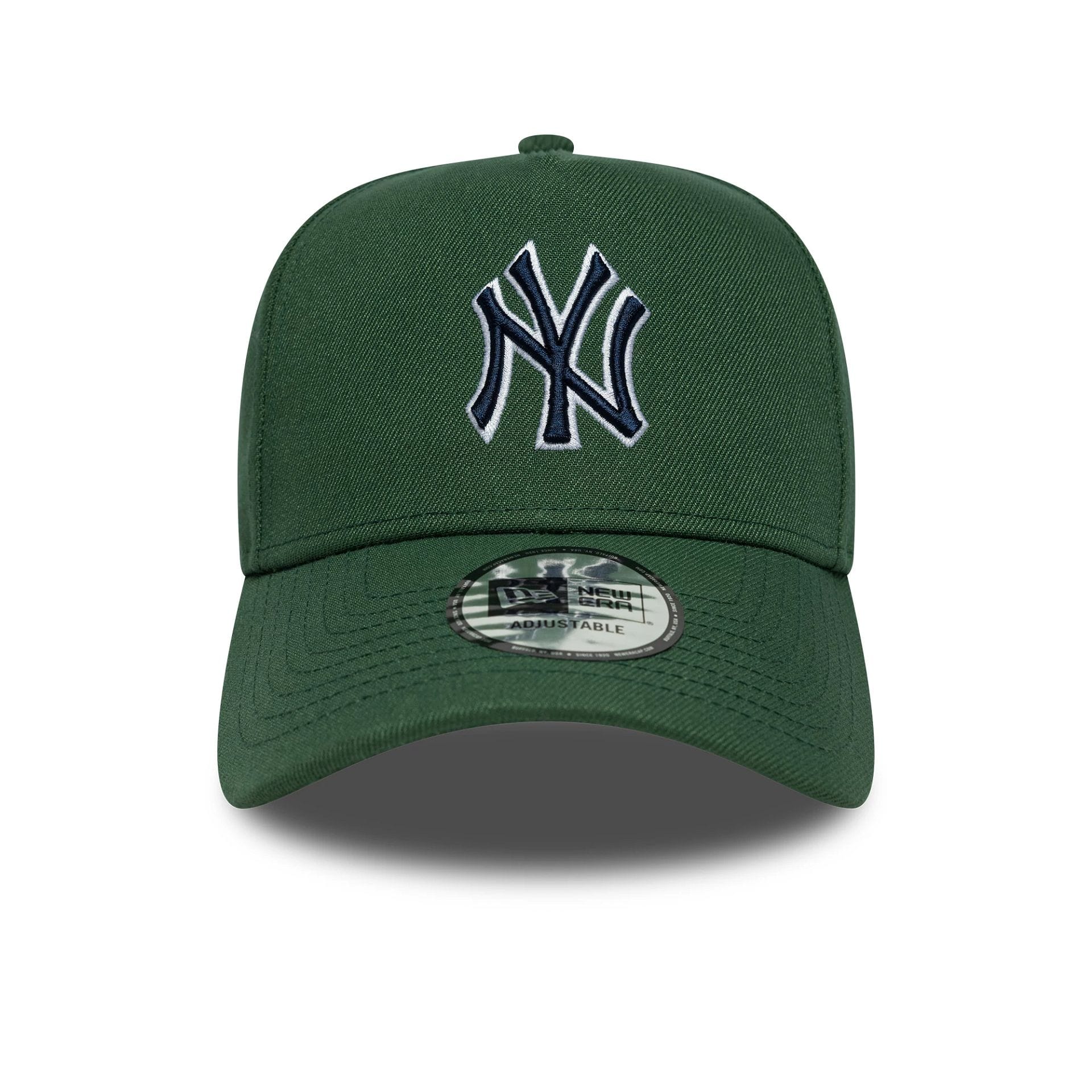 New York Yankees MLB Outline Script Dark Green 9FORTY E-Frame Cap - Image 2