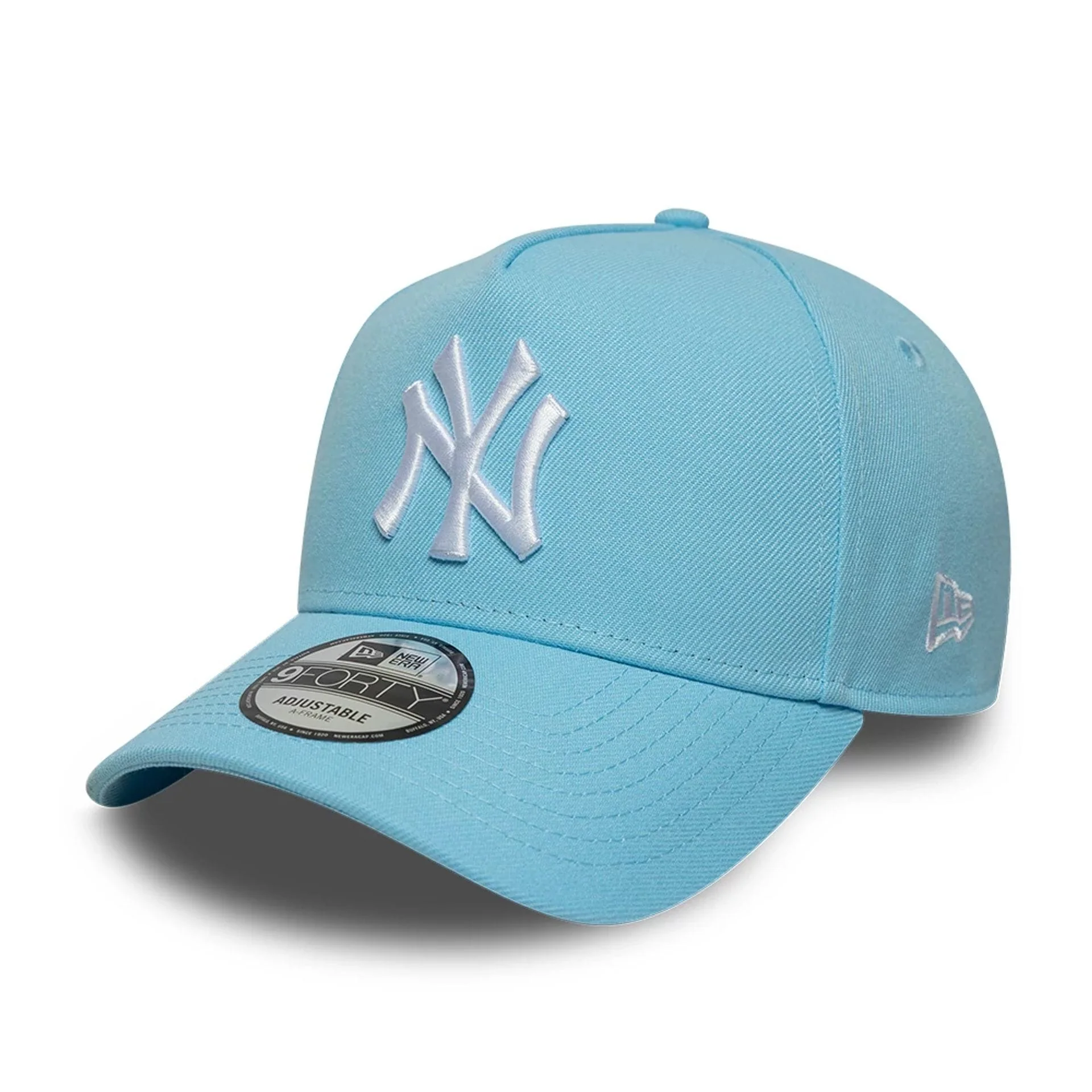 New York Yankees MLB Pastel Blue 9FORTY A-Frame Adjustable Cap