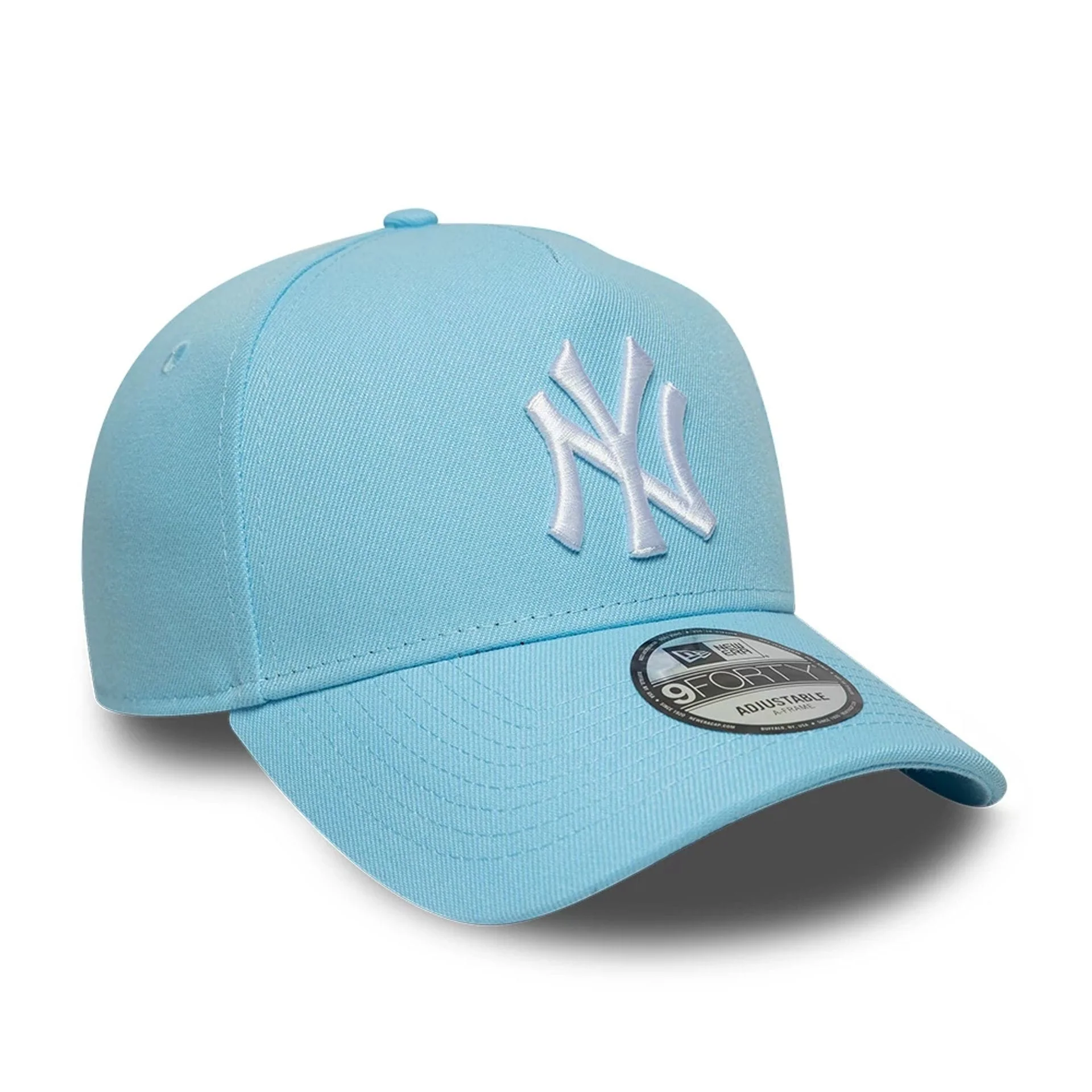 New York Yankees MLB Pastel Blue 9FORTY A-Frame Adjustable Cap - Image 3