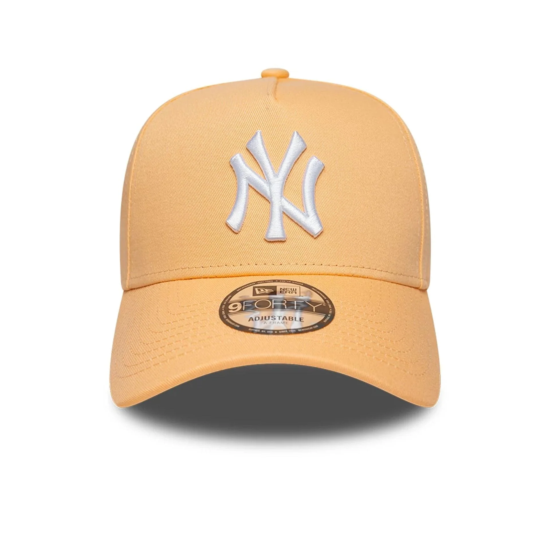 New York Yankees MLB Pastel Orange 9FORTY A-Frame Adjustable Cap - Image 2