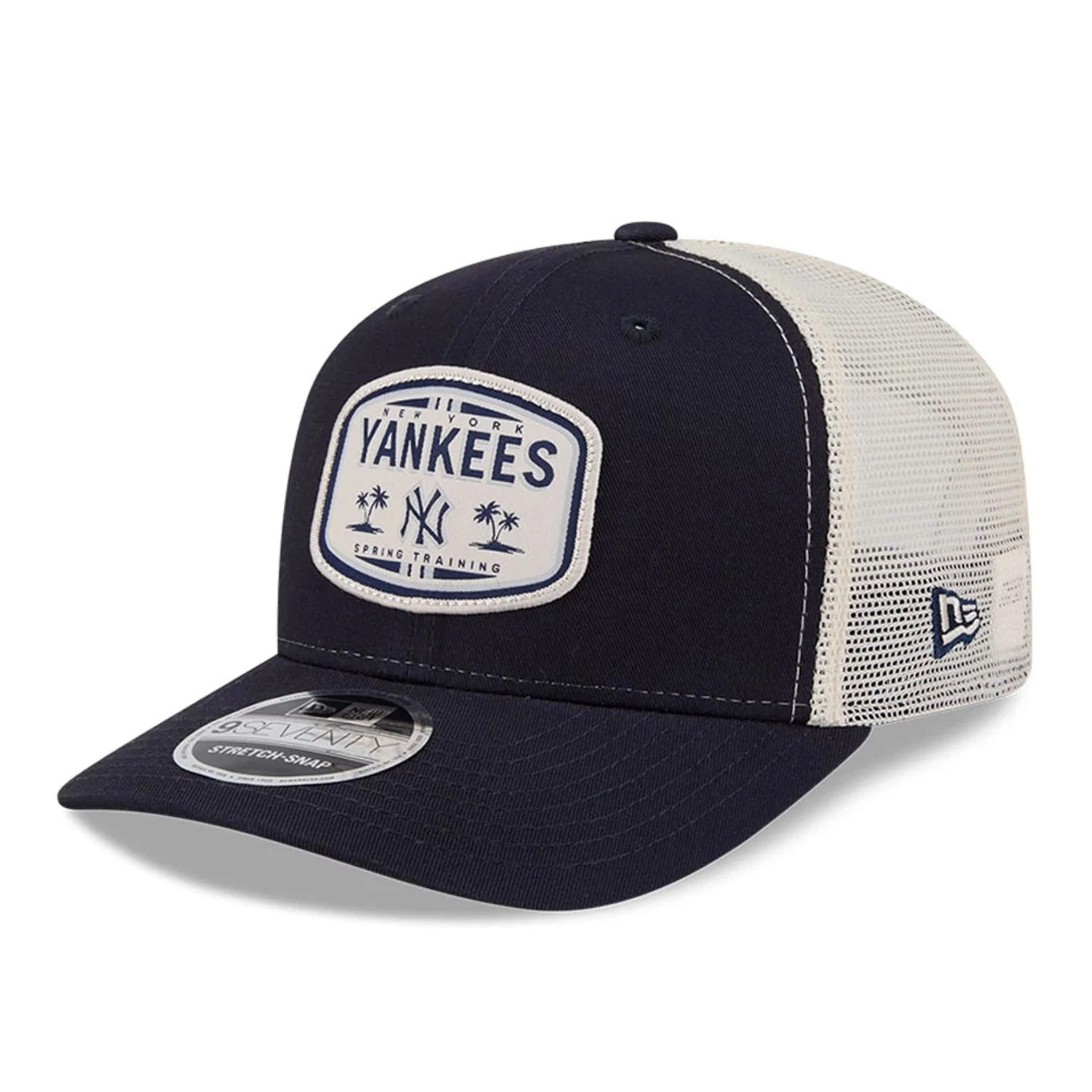 New York Yankees MLB Patch Navy 9SEVENTY Stretch Snap Adjustable Cap