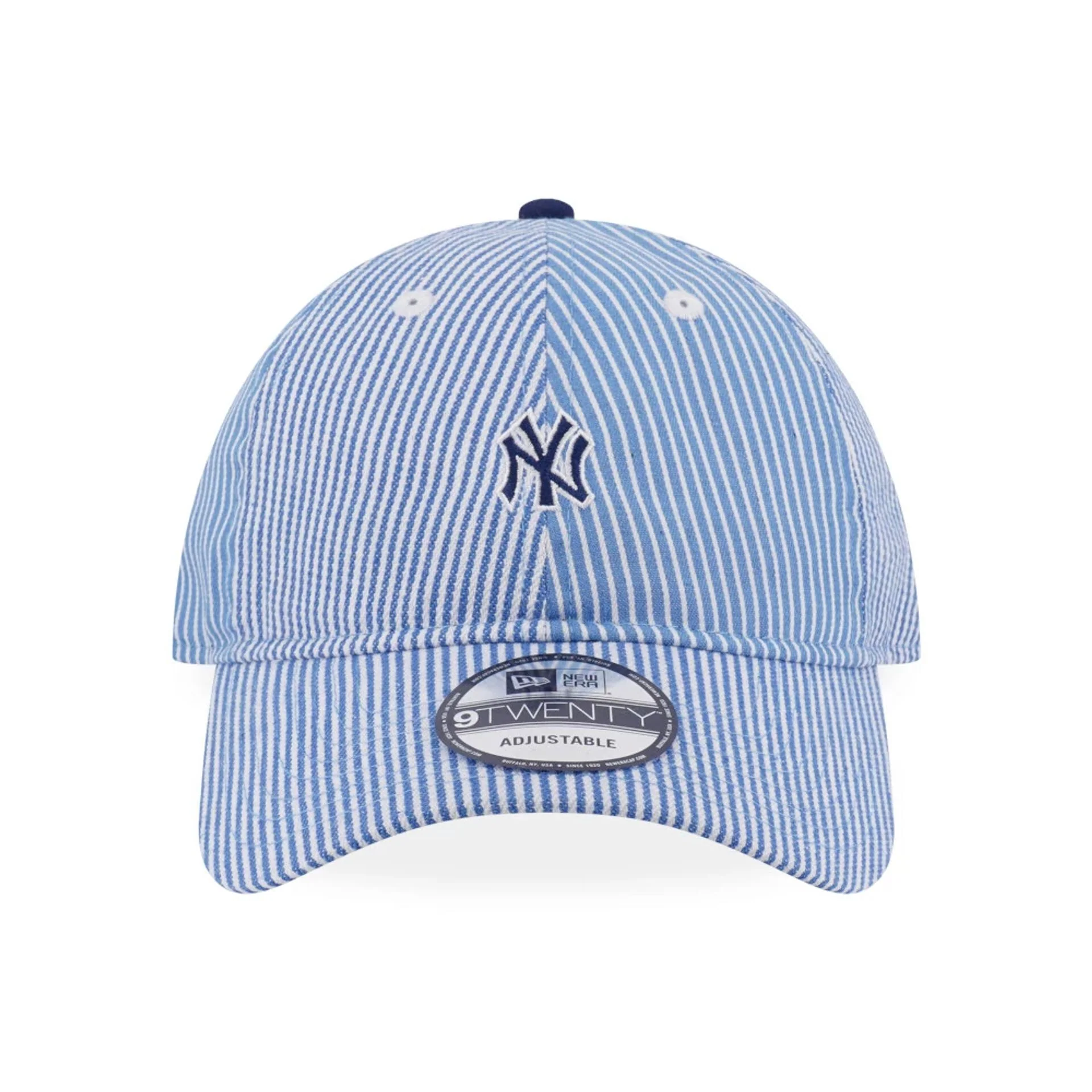New York Yankees MLB Patchwork Open Blue 9TWENTY Adjustable Cap - Image 2