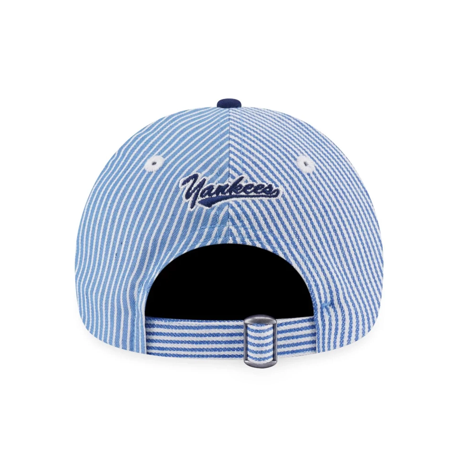 New York Yankees MLB Patchwork Open Blue 9TWENTY Adjustable Cap - Image 3