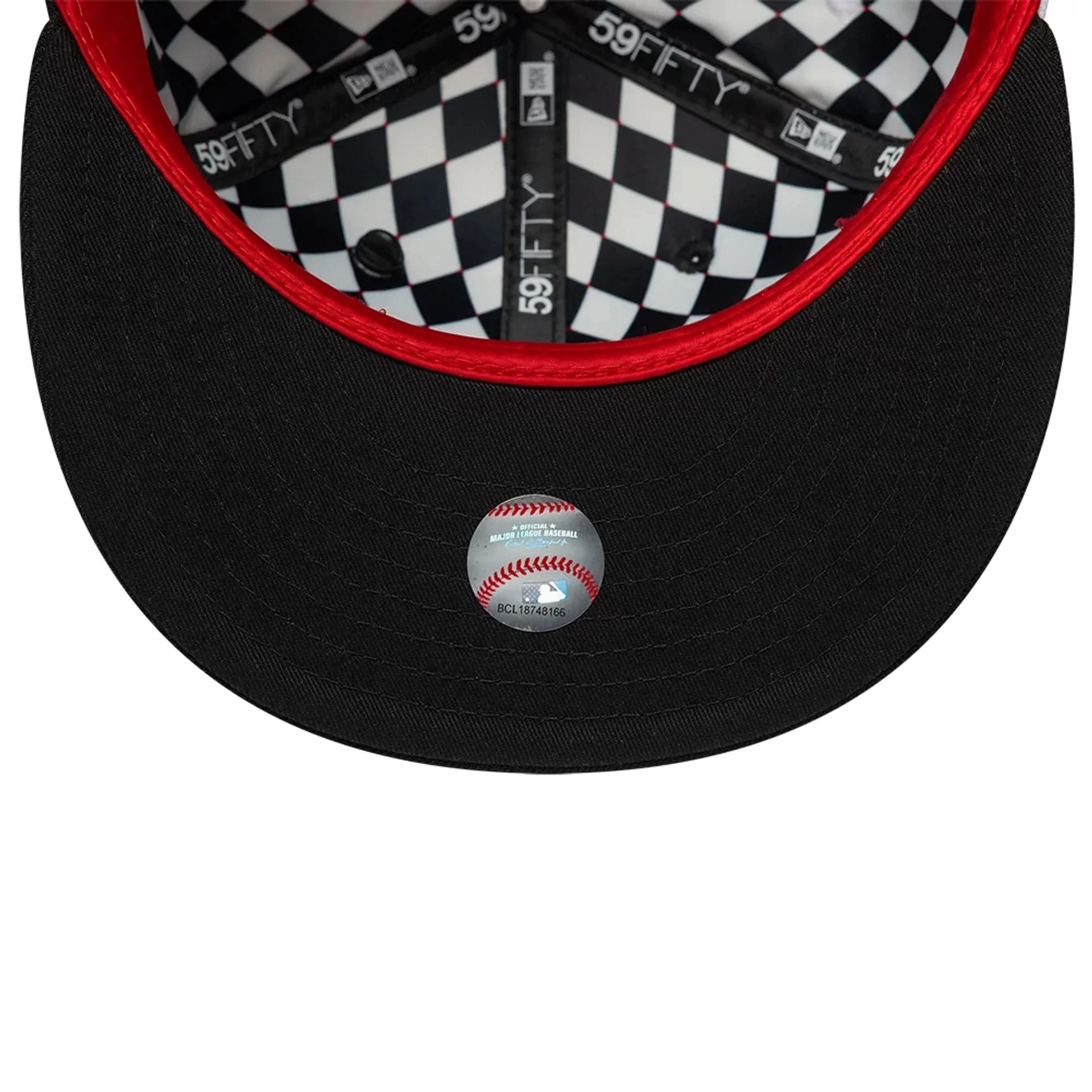 New York Yankees MLB Pinwheel Black 59FIFTY Fitted Cap - Image 2