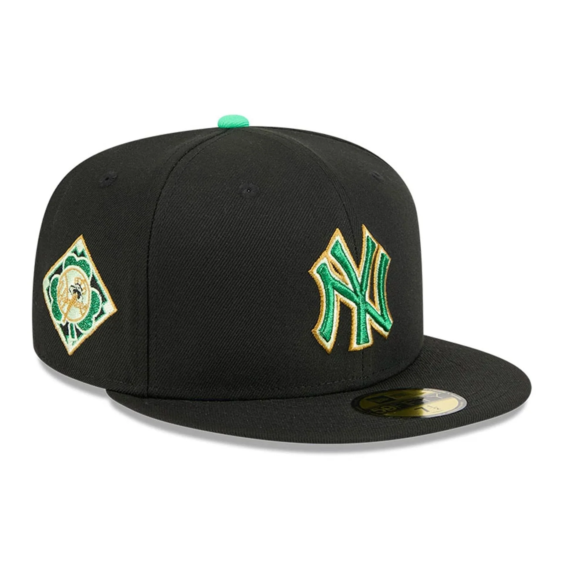 New York Yankees MLB Saint Patrick's Day Black 59FIFTY Fitted Cap