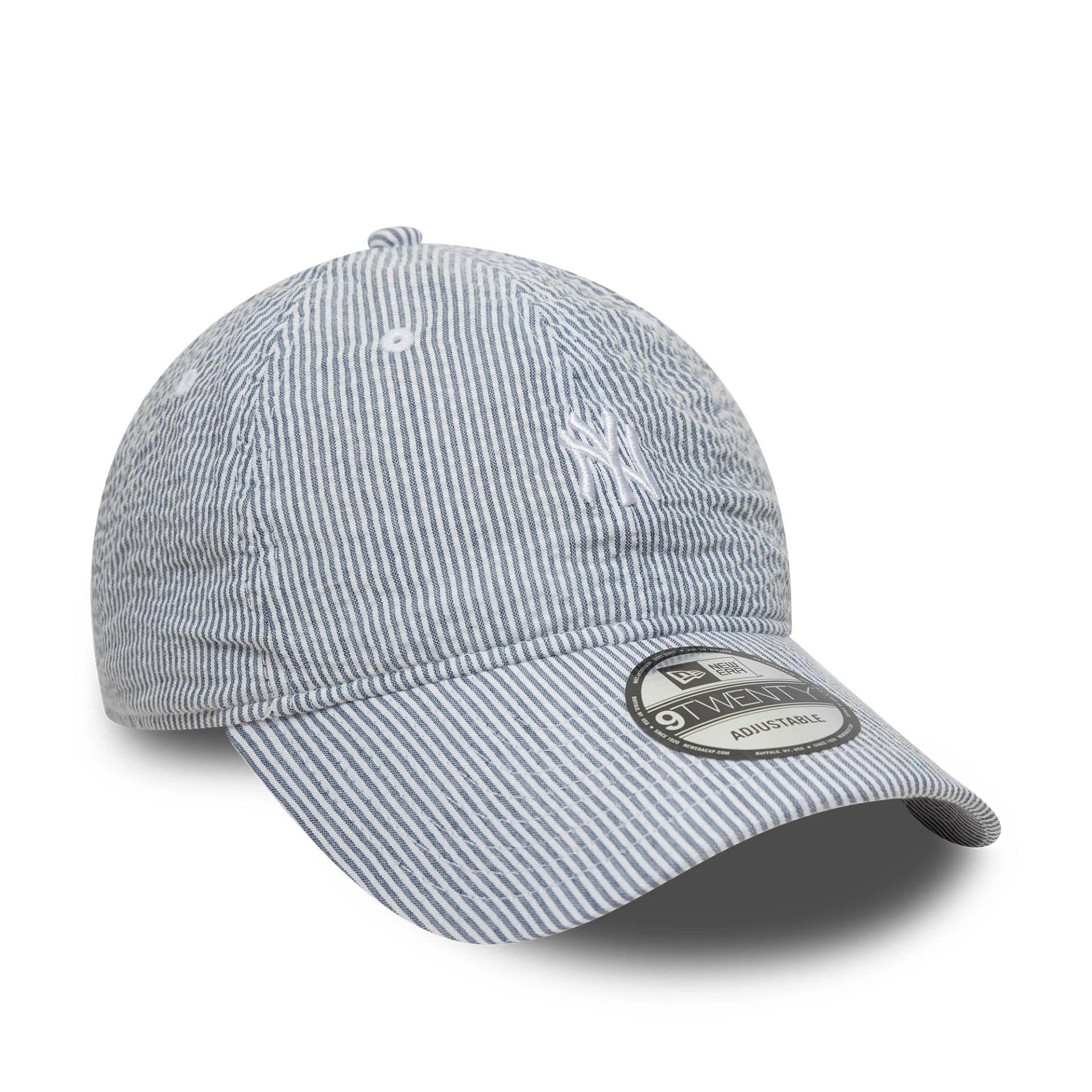 New York Yankees MLB Seersucker Navy 9TWENTY Adjustable Cap - Image 3