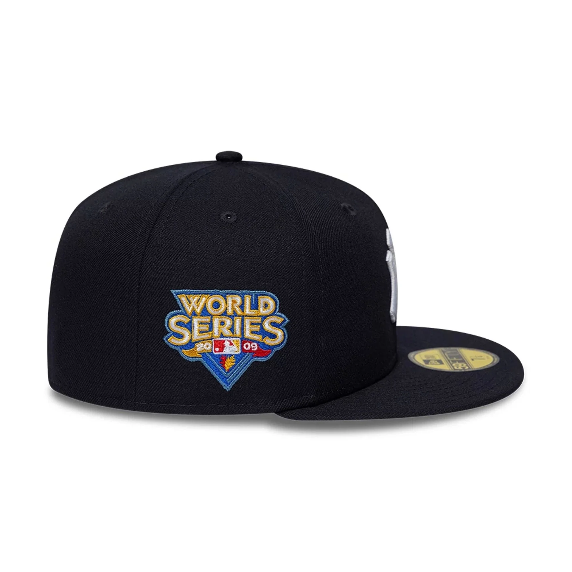 New York Yankees MLB Sidepatch Satin Lined Navy 59FIFTY Fitted Cap - Image 5