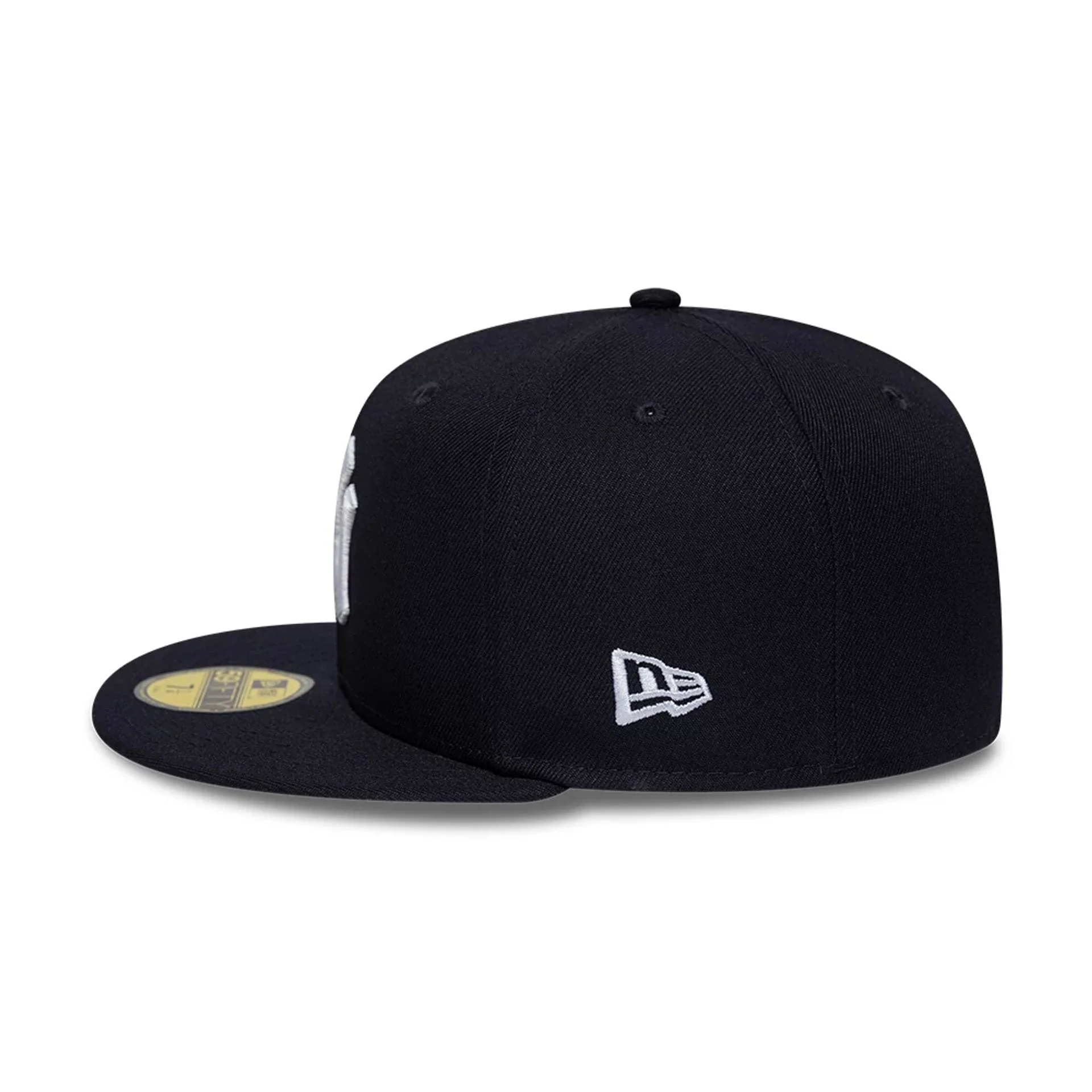 New York Yankees MLB Sidepatch Satin Lined Navy 59FIFTY Fitted Cap - Image 6