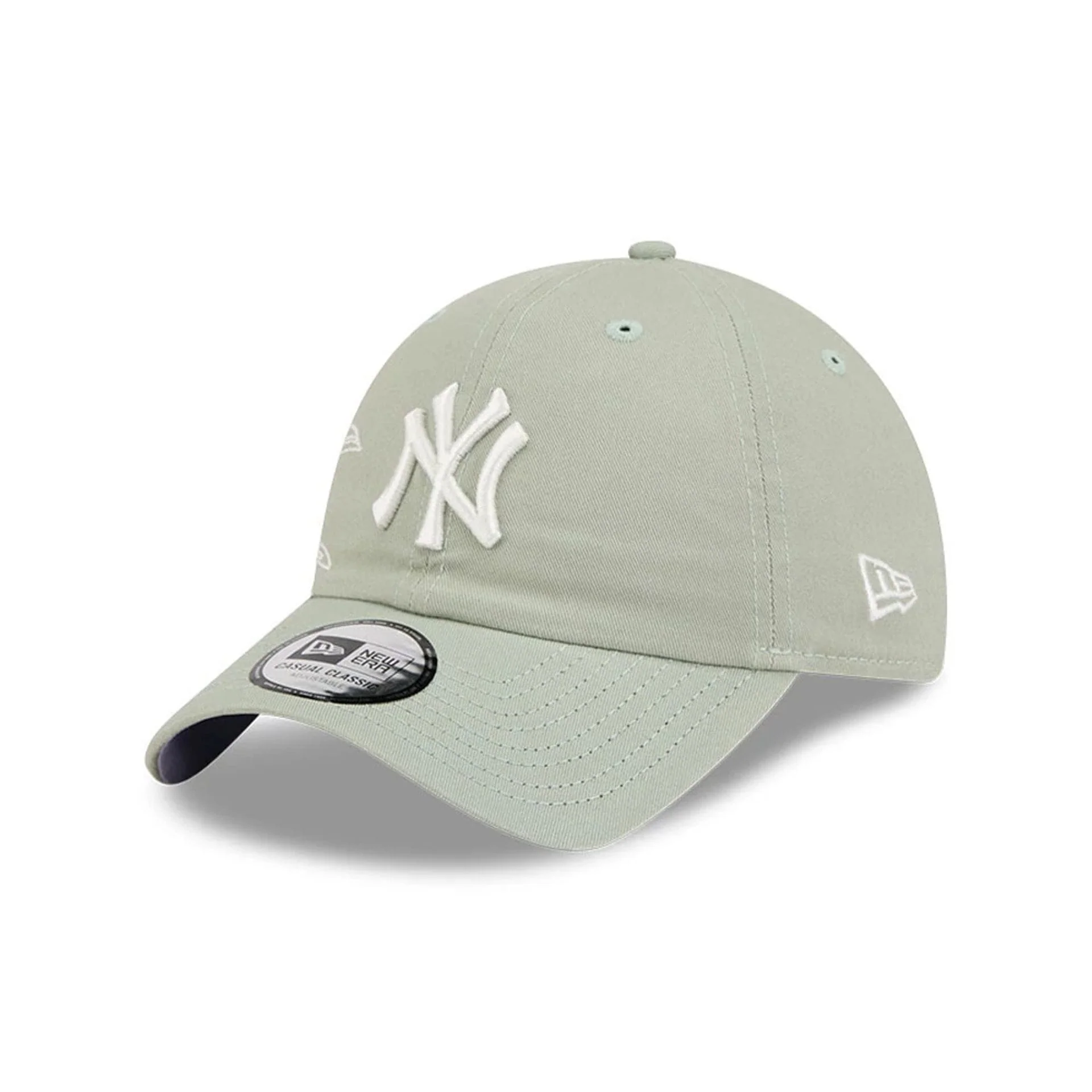 New York Yankees MLB Stitched Flowers Pastel Green Casual Classic Cap - Image 4