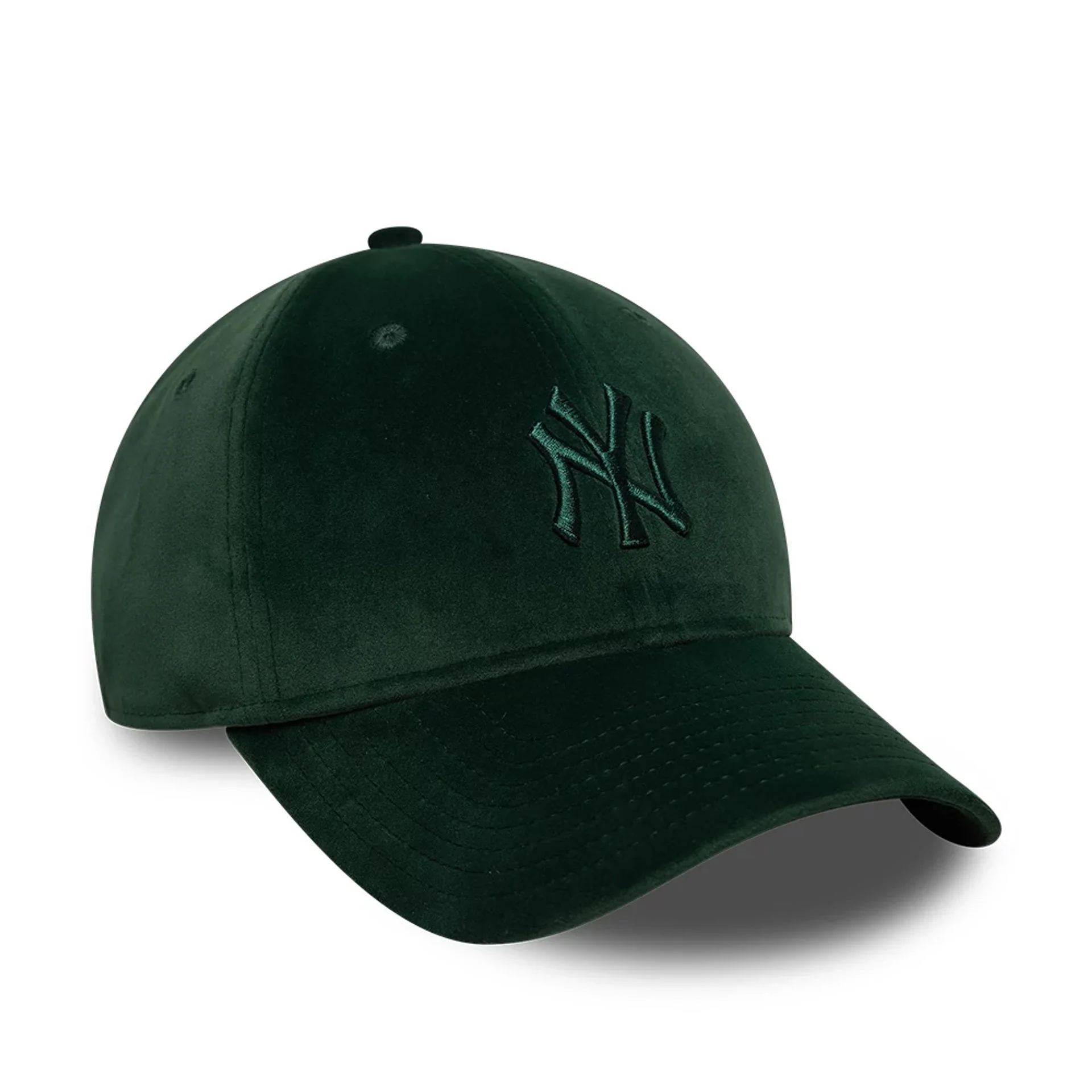 New York Yankees MLB Velour Dark Green 9TWENTY Bow Back Adjustable Cap - Image 4