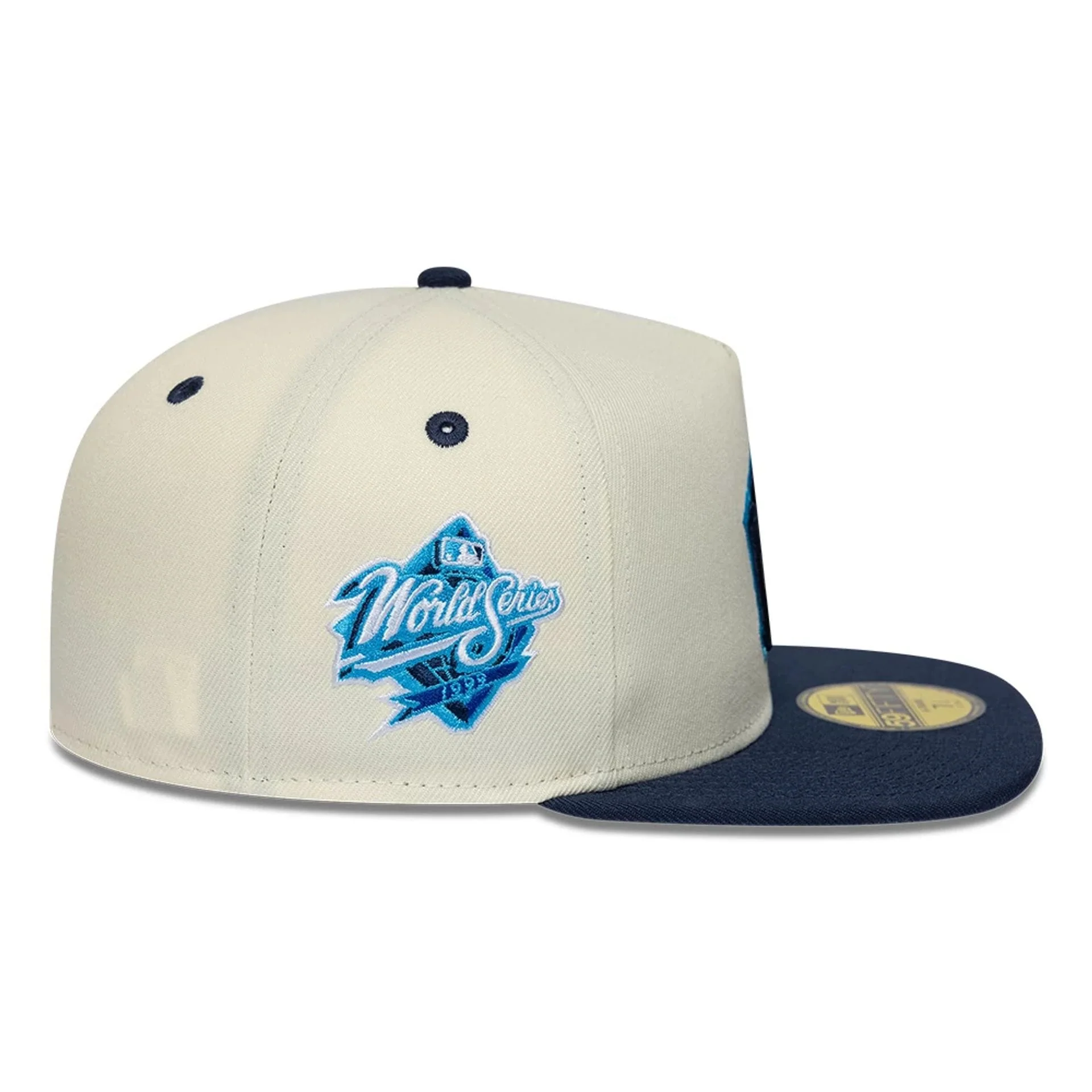 New York Yankees MLB White 59FIFTY A-Frame Fitted Cap - Image 5