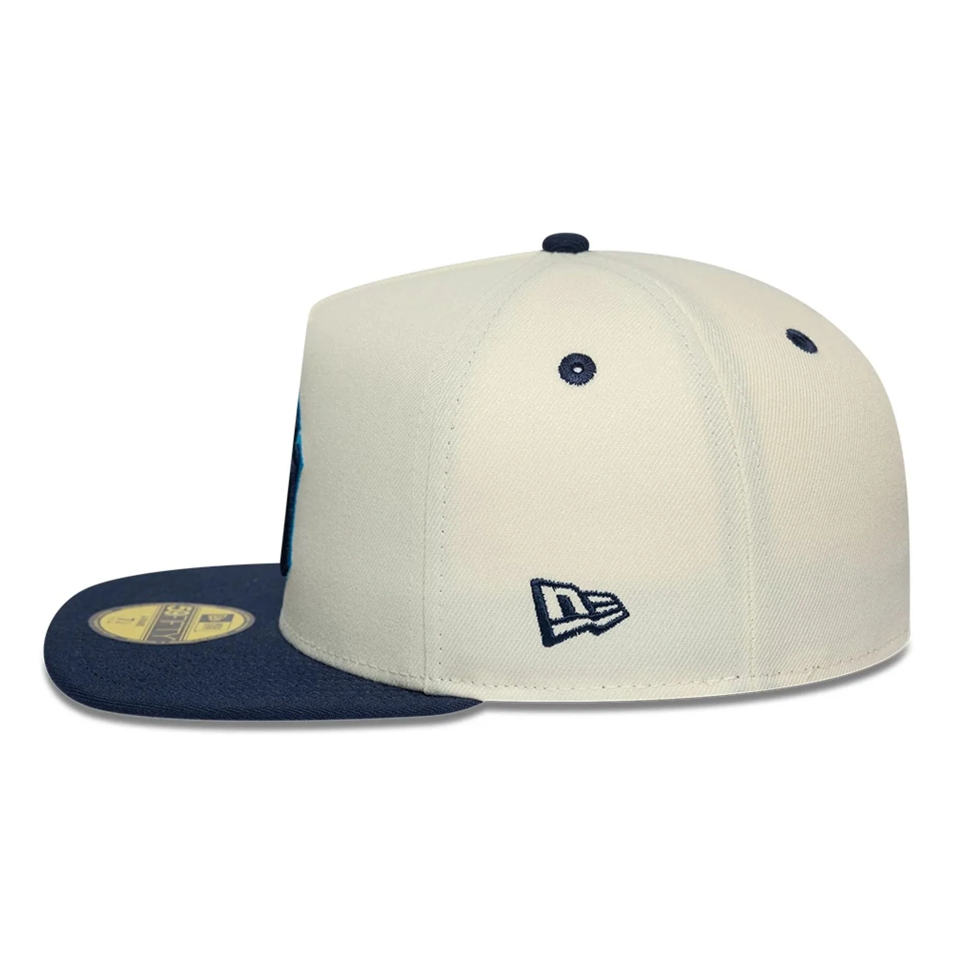 New York Yankees MLB White 59FIFTY A-Frame Fitted Cap - Image 6