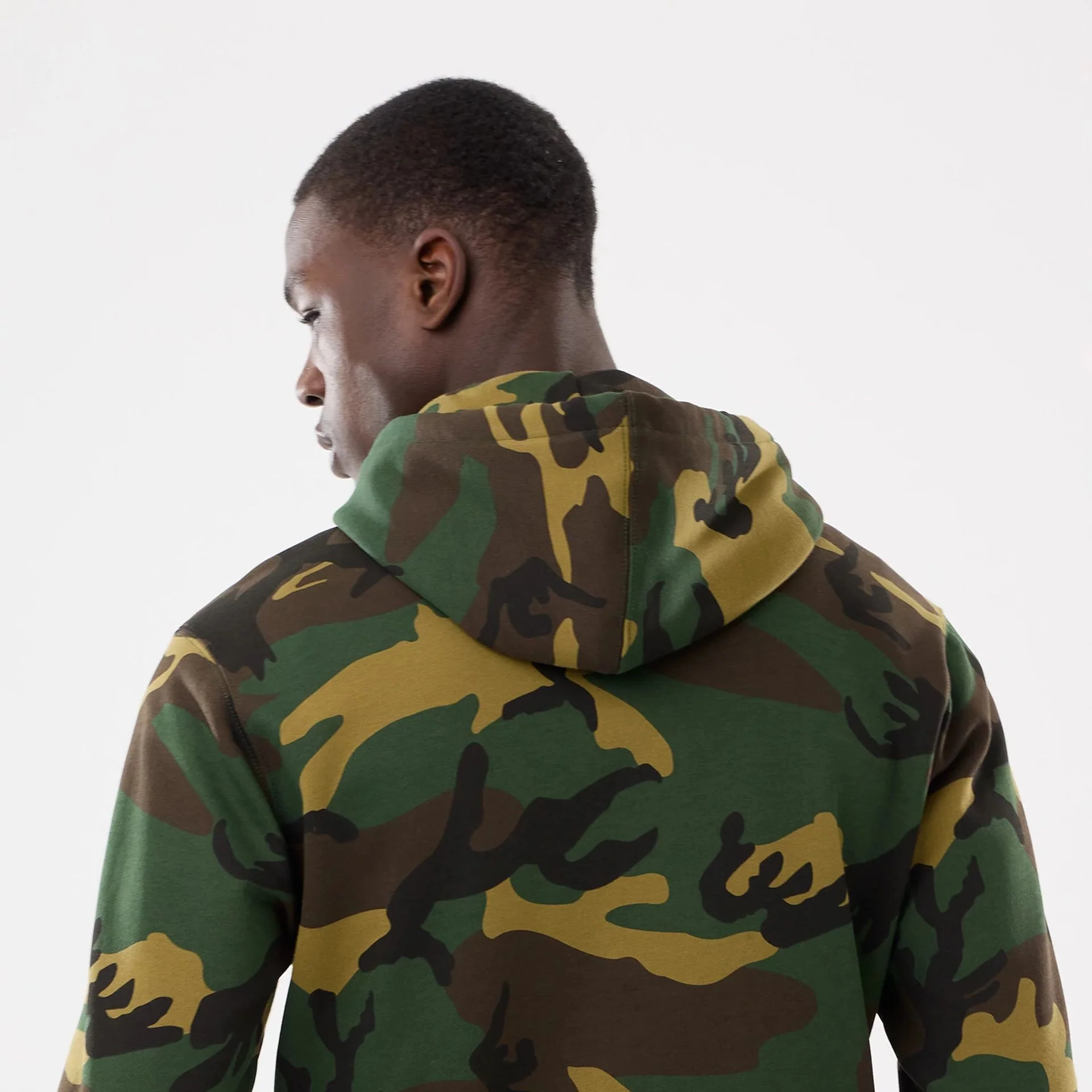 New York Yankees MLB Woodland Camo 2 Way Full Zip Hoodie - Image 6