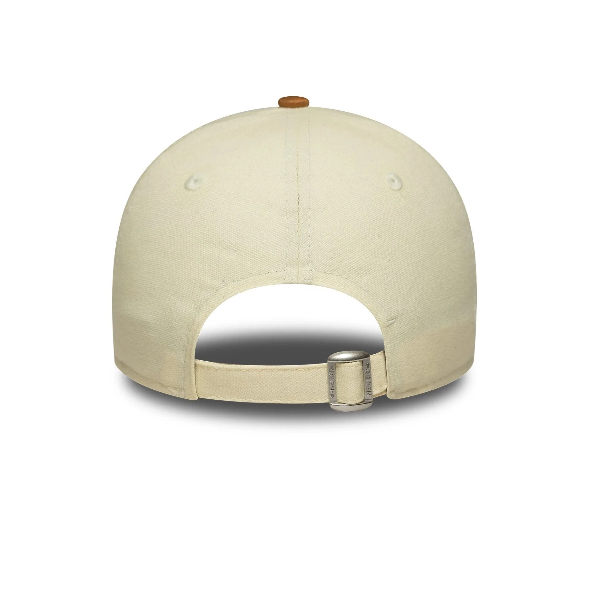 New York Yankees Womens MLB Faux Suede Cream 9FORTY Adjustable Cap - Image 4