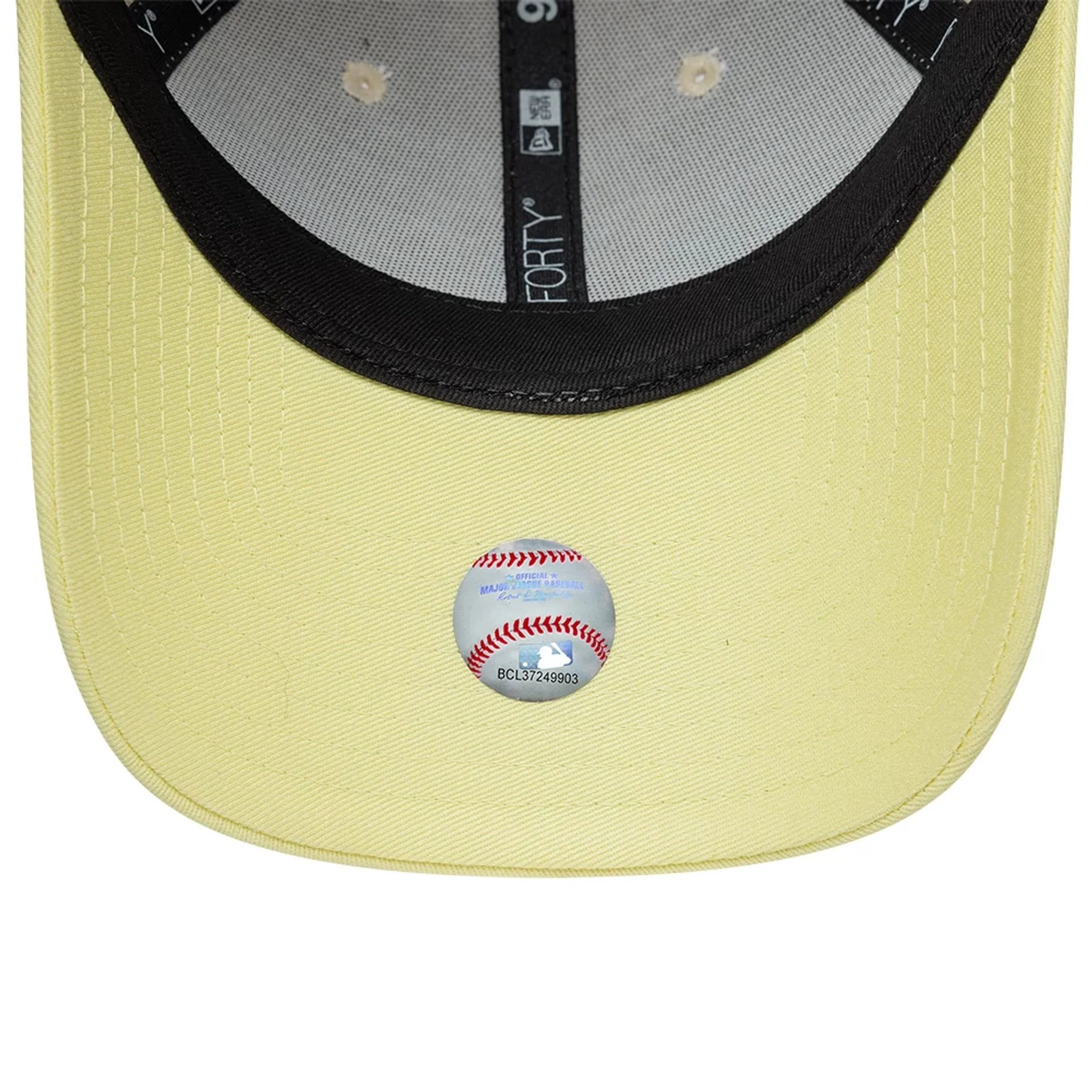 New York Yankees Womens MLB Floral Cream & Yellow 9FORTY Adjustable Cap - Image 7