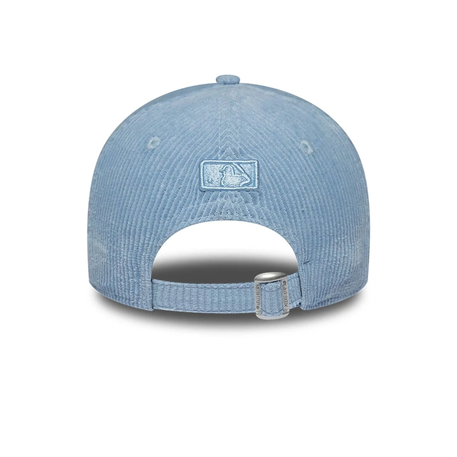 New York Yankees Womens MLB Pastel Cord Blue 9FORTY M-Crown Adjustable Cap - Image 4