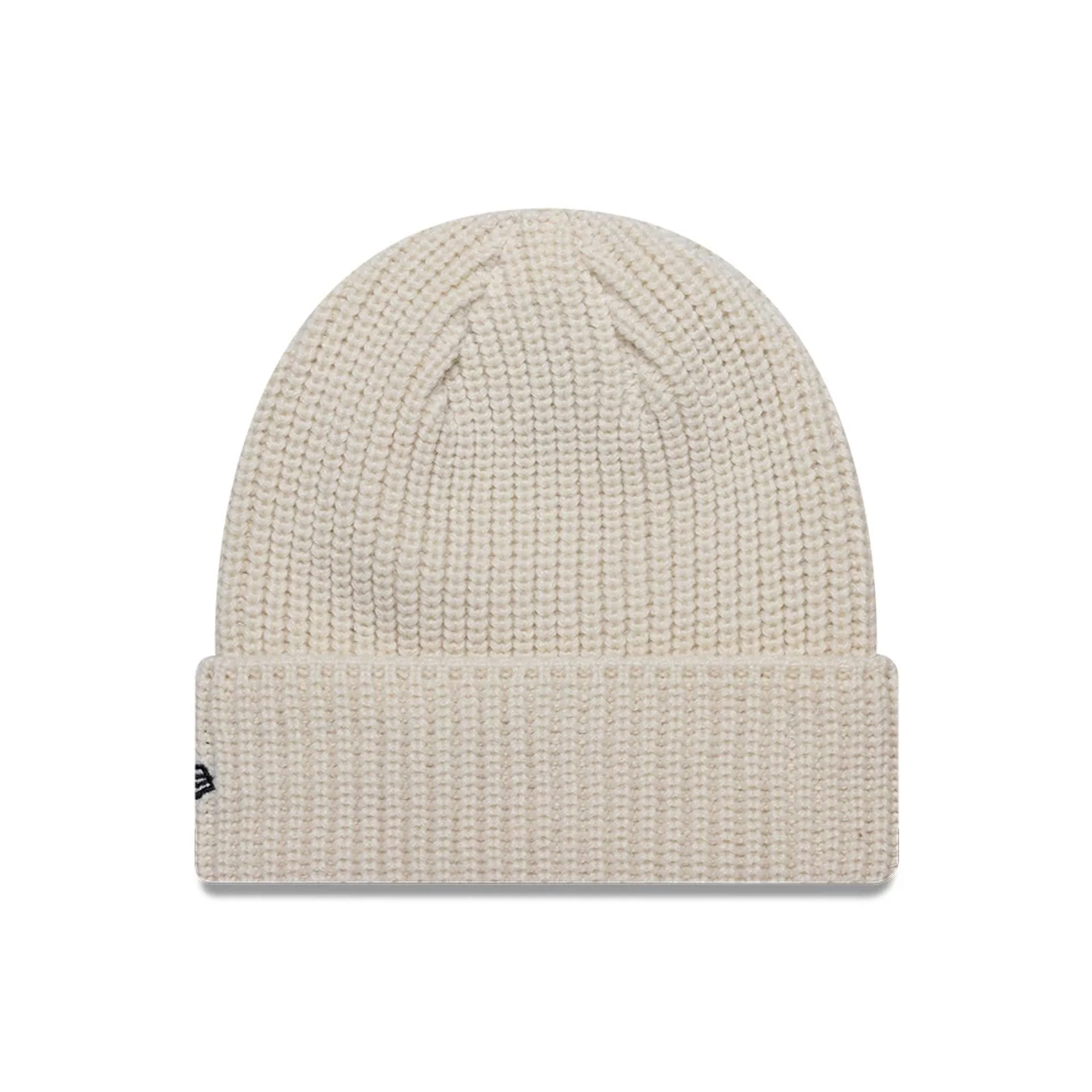 Newcastle United FC Ribbed Light Beige Cuff knit Beanie Hat - Image 2