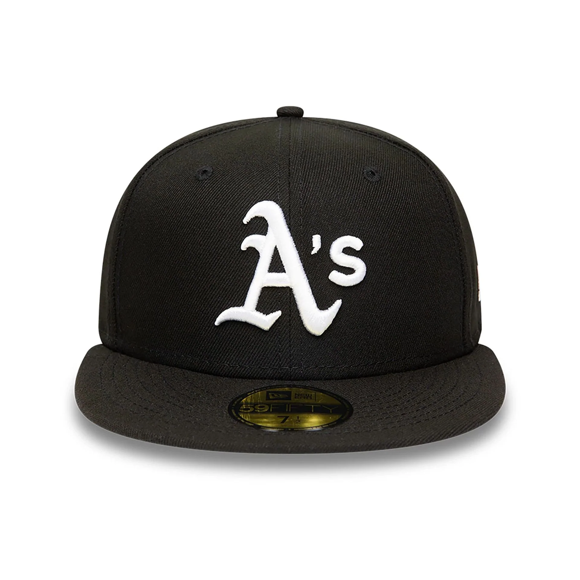 Oakland Athletics MLB Black and White 59FIFTY Fitted Cap - Image 6