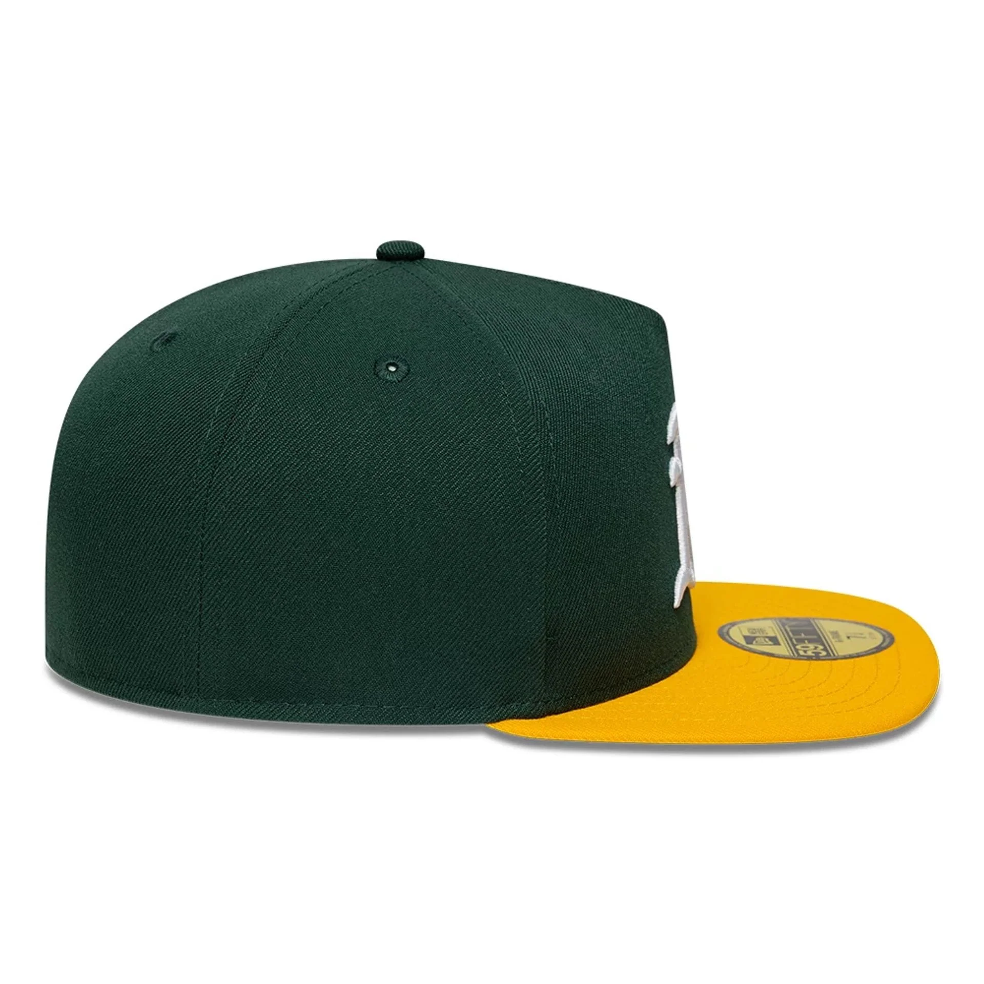 Oakland Athletics MLB Flat Dark Green 59FIFTY A-Frame Fitted Cap - Image 5