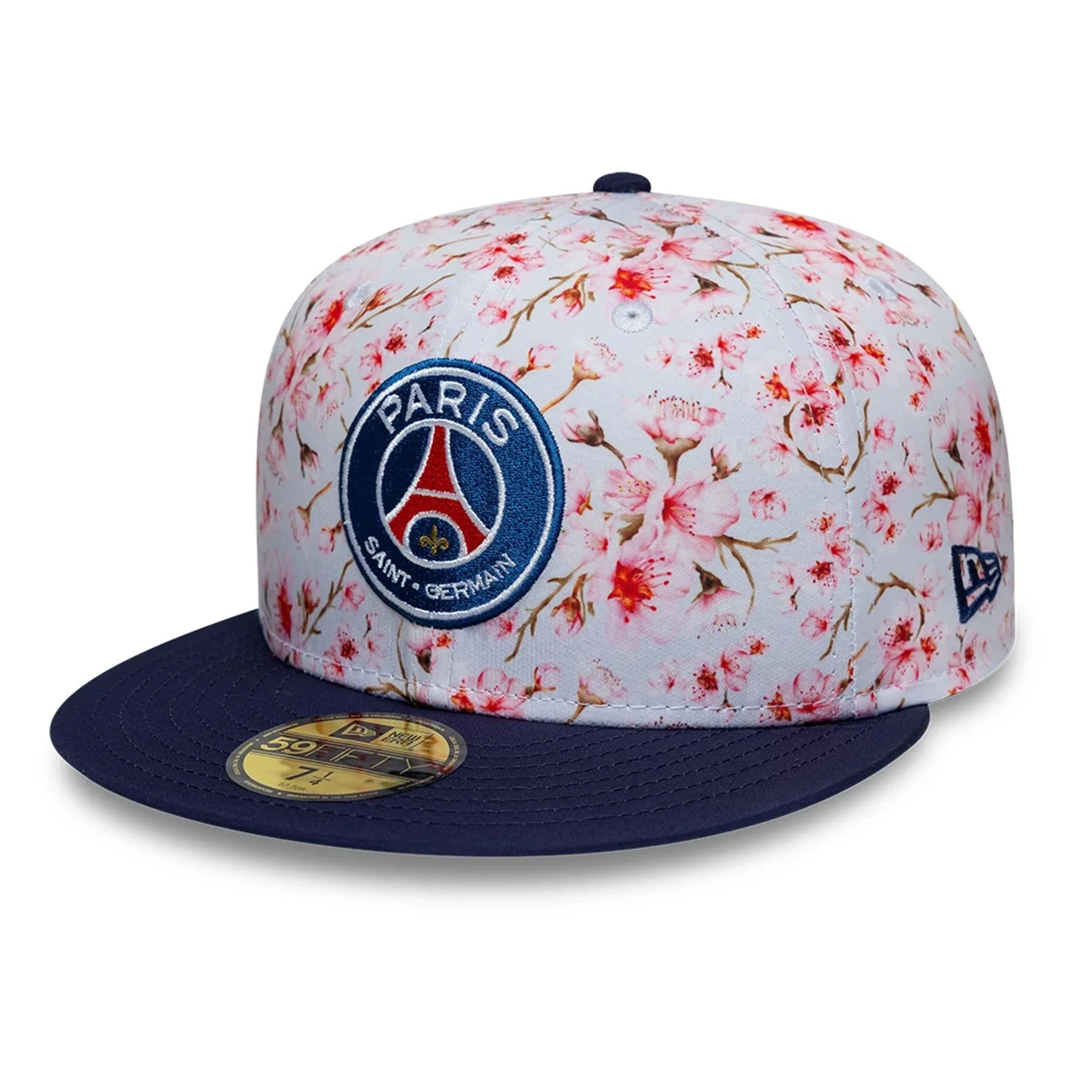 Paris Saint Germain Cherry Blossom Navy 59FIFTY Fitted Cap
