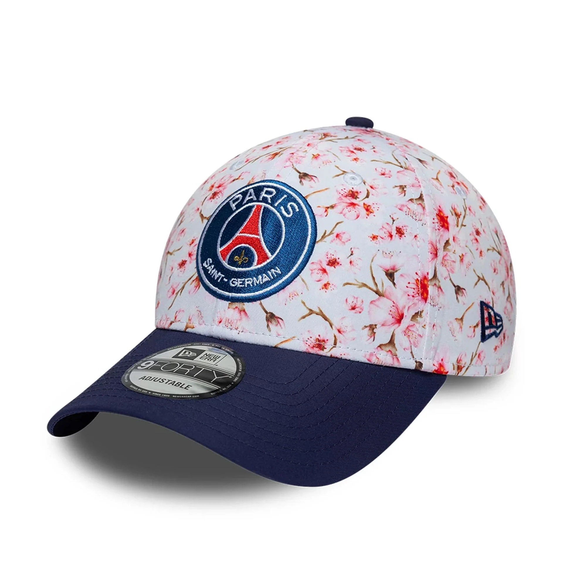Paris Saint Germain Cherry Blossom Navy 9FORTY Adjustable Cap