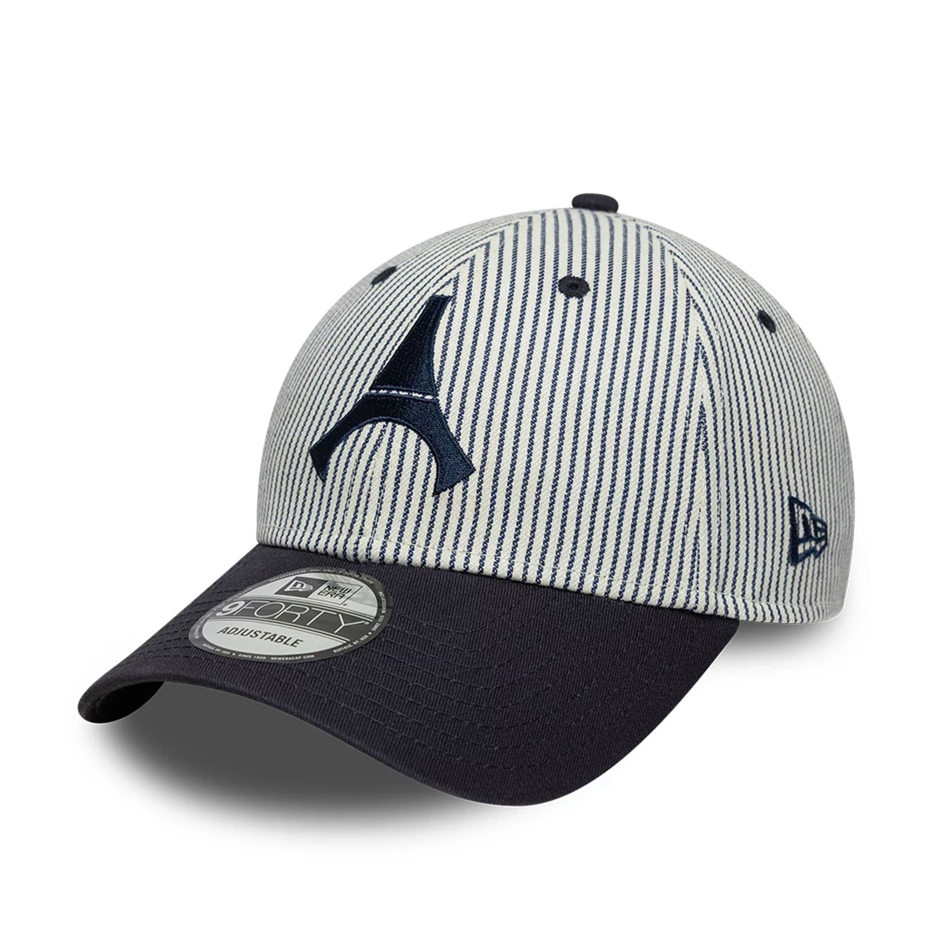 Paris Saint Germain Pinstripe Navy 9FORTY Adjustable Cap