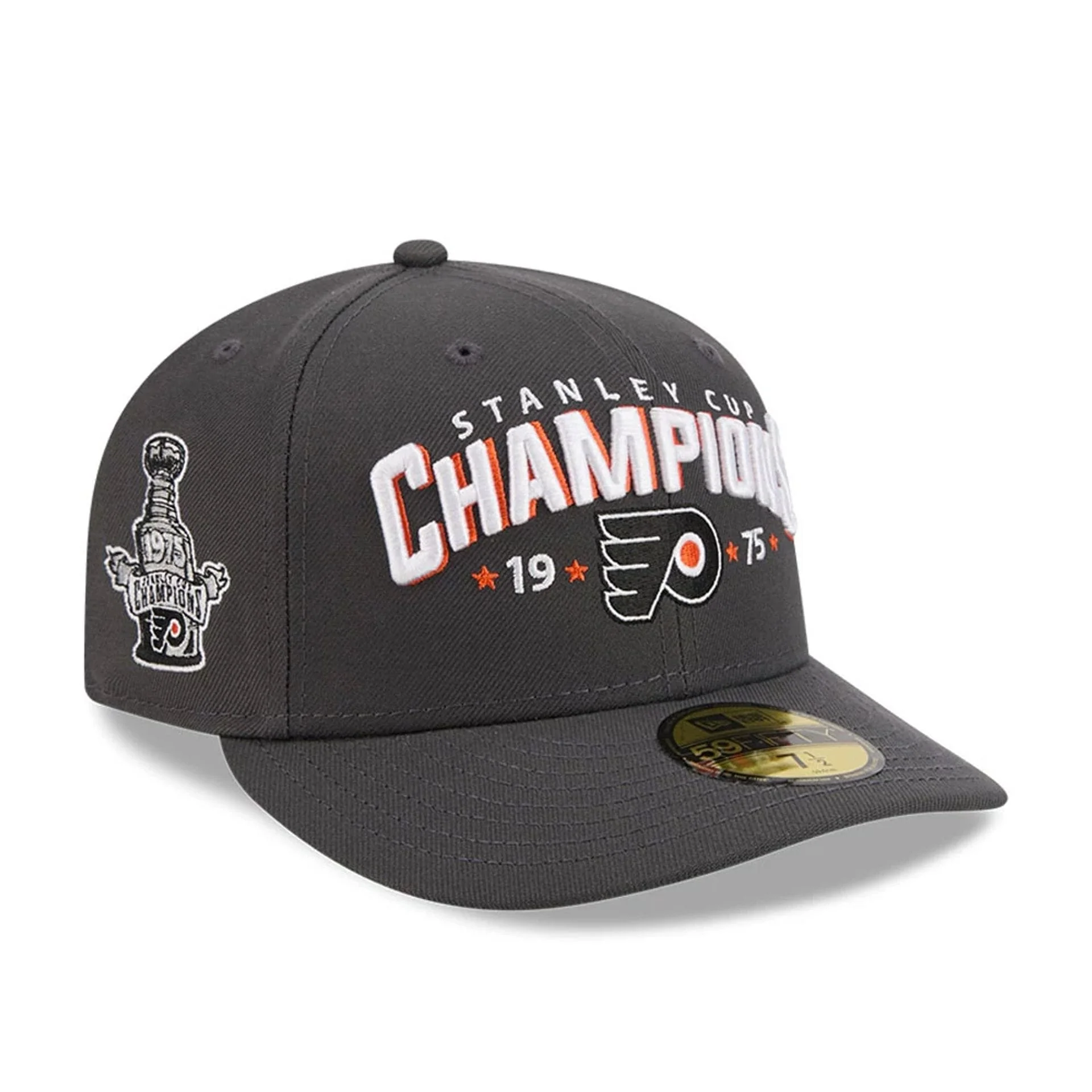 Philadelphia Flyers NHL Stanley Cup Champions Dark Grey 59FIFTY Fitted Cap
