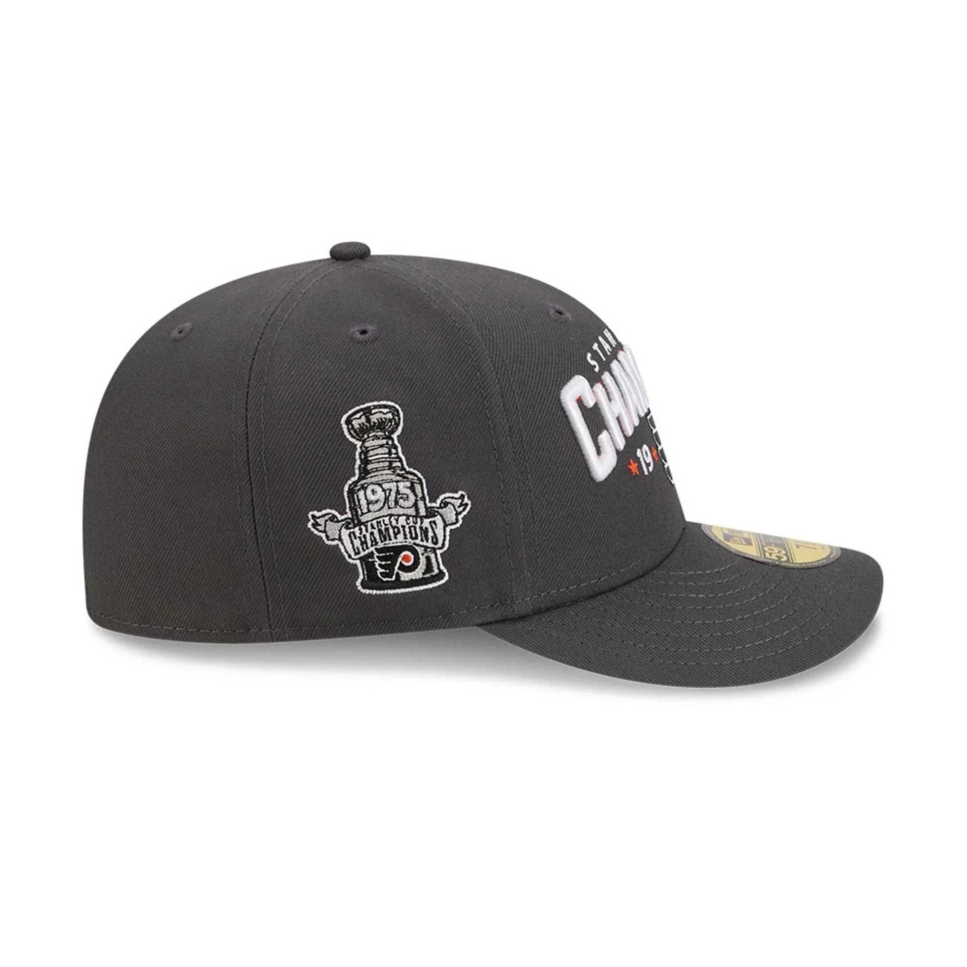 Philadelphia Flyers NHL Stanley Cup Champions Dark Grey 59FIFTY Fitted Cap - Image 5