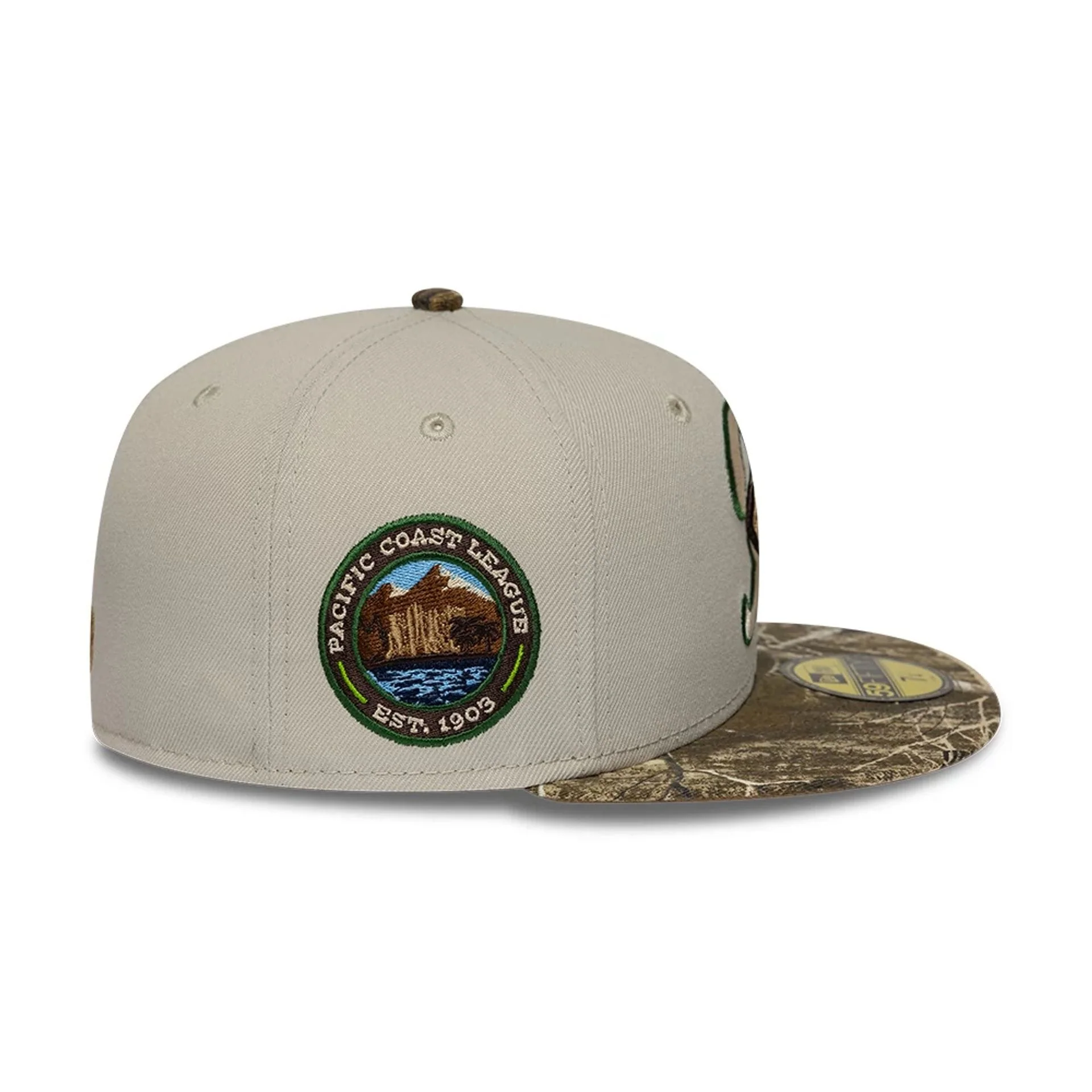 Portland Beavers MiLB Hometown Beige 59FIFTY Fitted Cap - Image 6