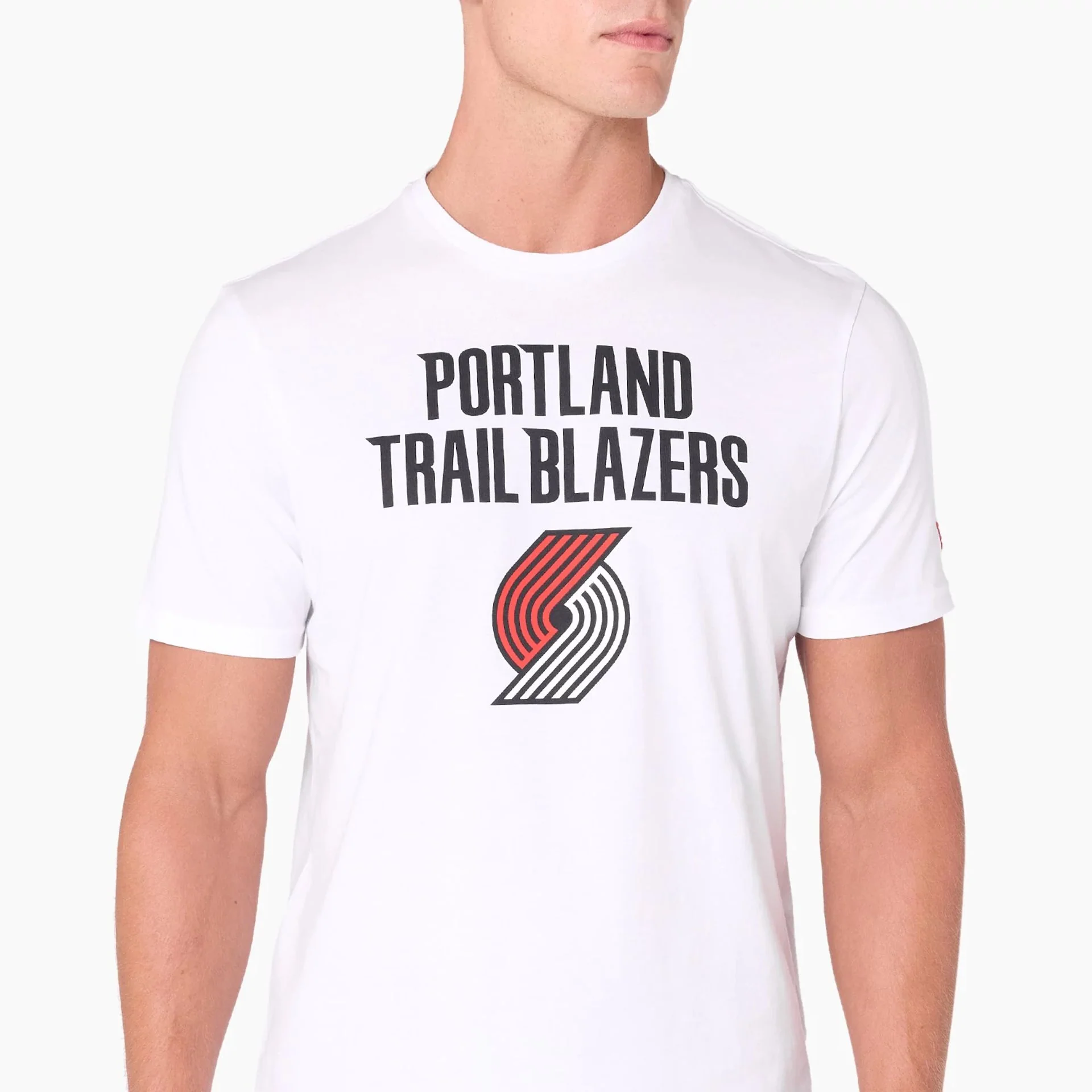 Portland Trail Blazers NBA White T-Shirt - Image 2